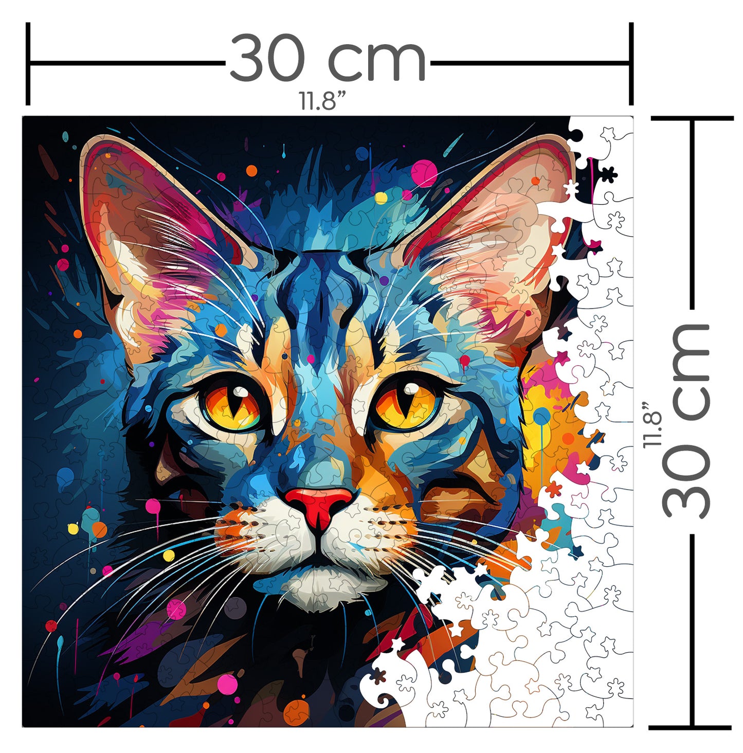 Puzzle cu Pisici - Egyptian Mau 3 - 200 piese - 30 x 30 cm