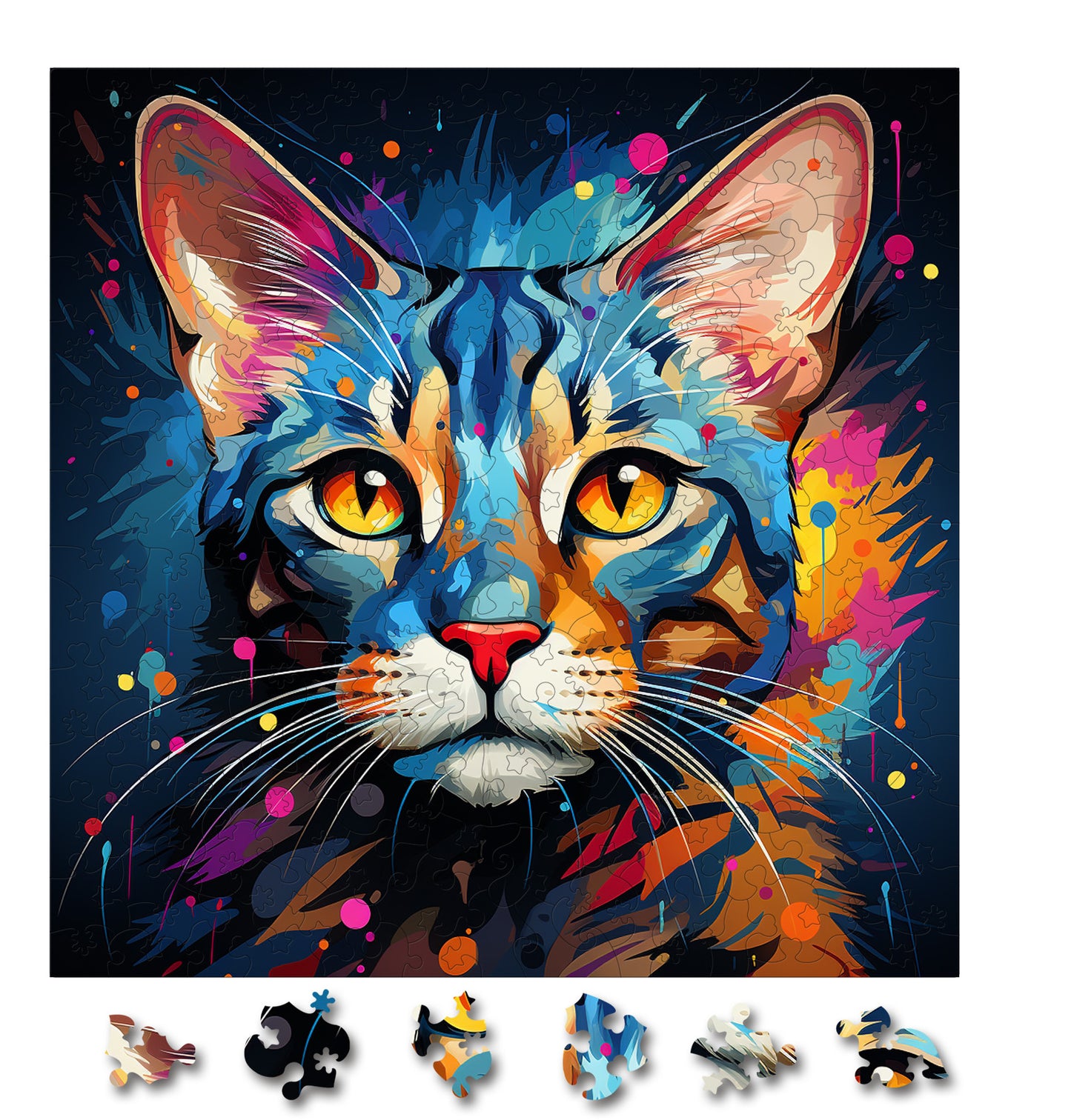 Puzzle cu Pisici - Egyptian Mau 3 - 200 piese - 30 x 30 cm