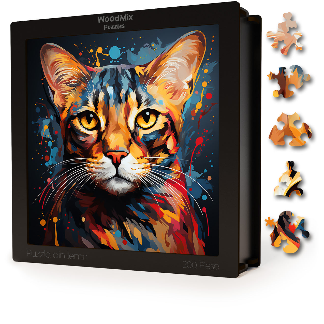 Puzzle cu Pisici - Egyptian Mau 4 - 200 piese - 30 x 30 cm
