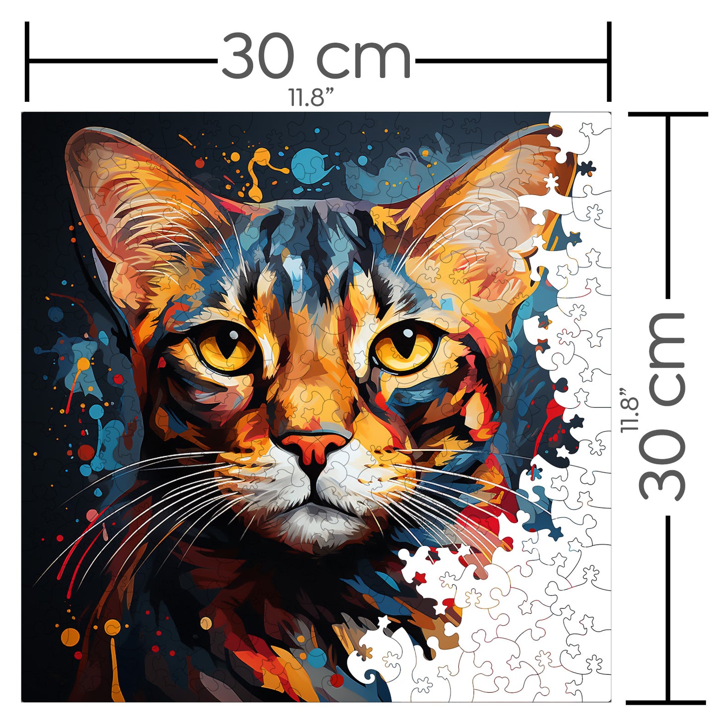 Puzzle cu Pisici - Egyptian Mau 4 - 200 piese - 30 x 30 cm