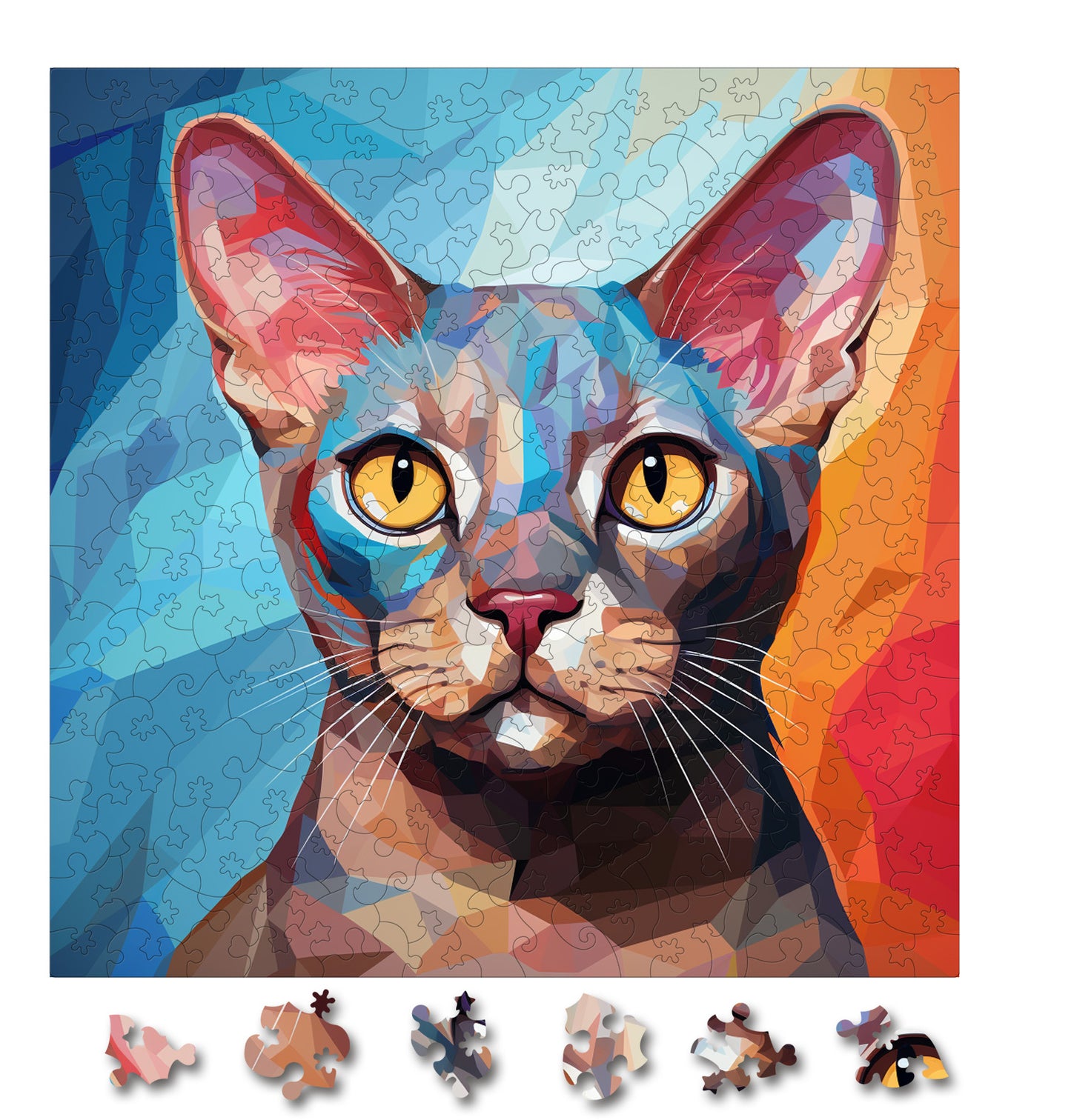 Puzzle cu Pisici - European Burmese 1 - 200 piese - 30 x 30 cm