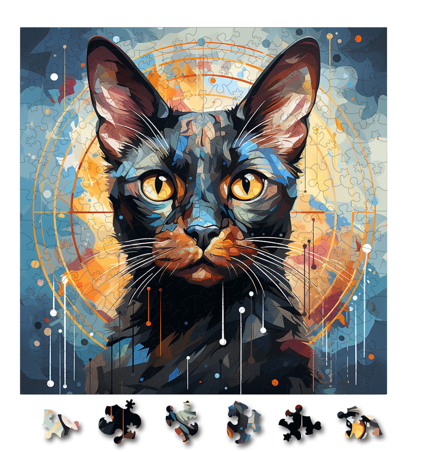 Puzzle cu Pisici - European Burmese 2 - 200 piese - 30 x 30 cm