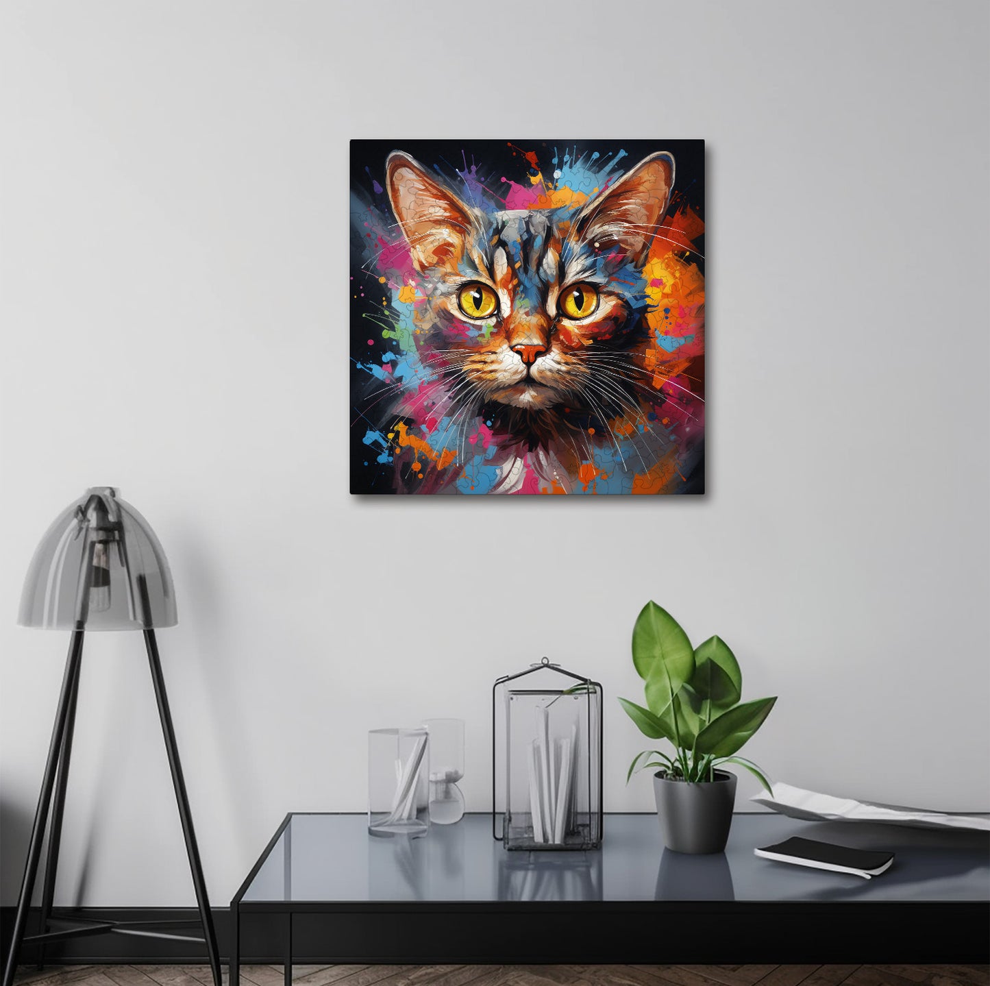 Puzzle cu Pisici - European Shorthair 1 - 200 piese - 30 x 30 cm
