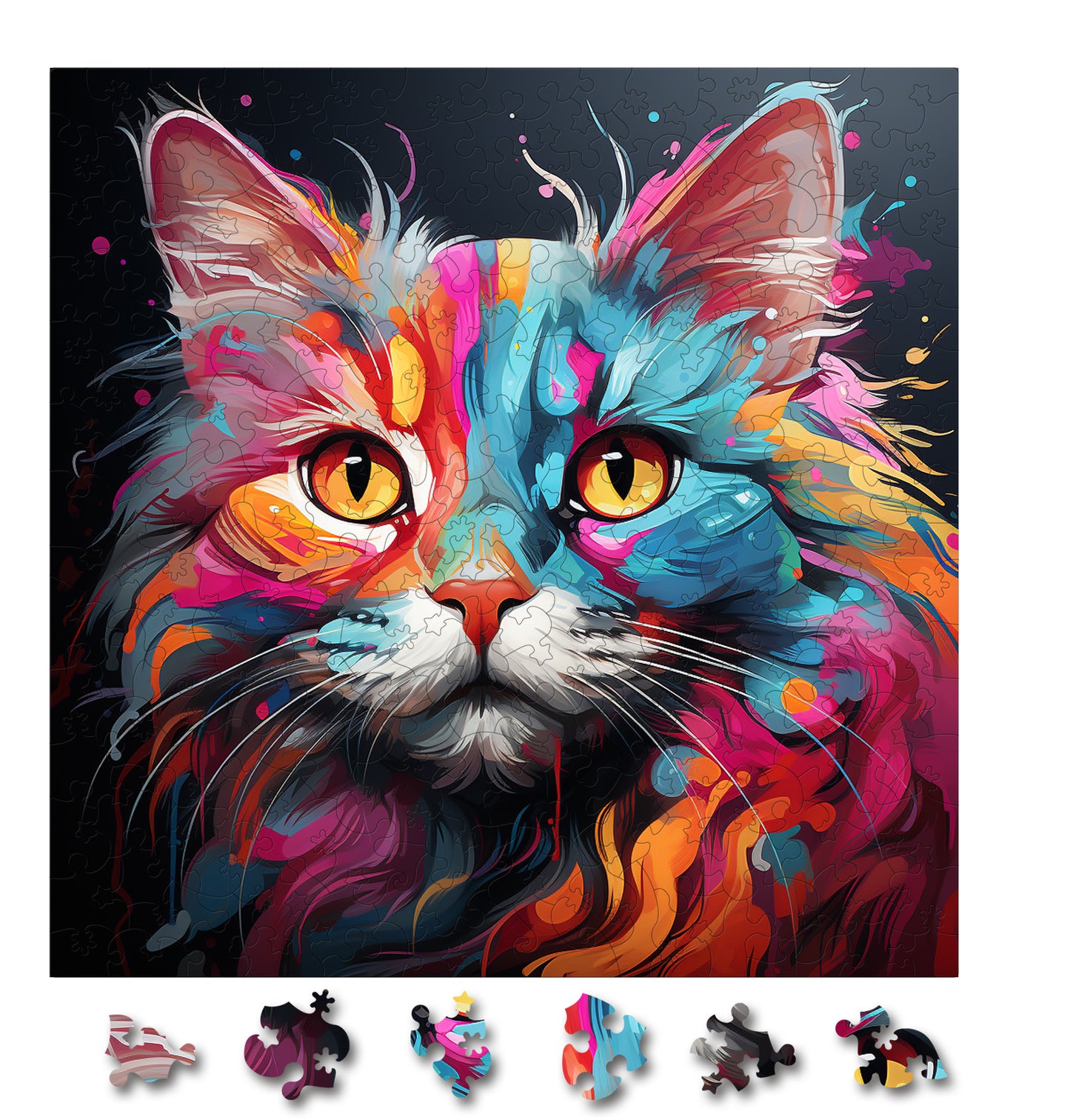 Puzzle cu Pisici - European Shorthair 2 - 200 piese - 30 x 30 cm