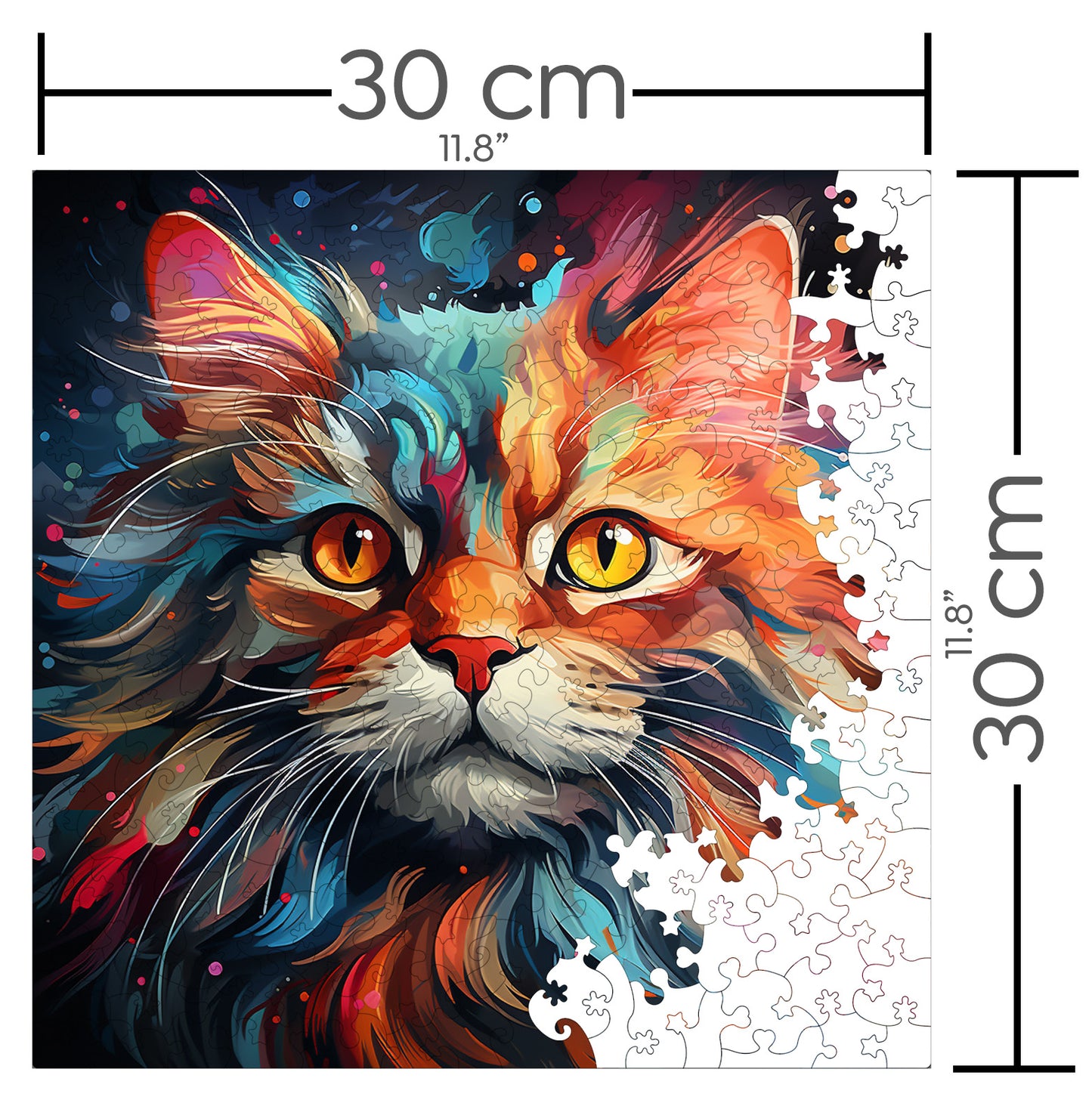 Puzzle cu Pisici - Exotic Foldex 2 - 200 piese - 30 x 30 cm