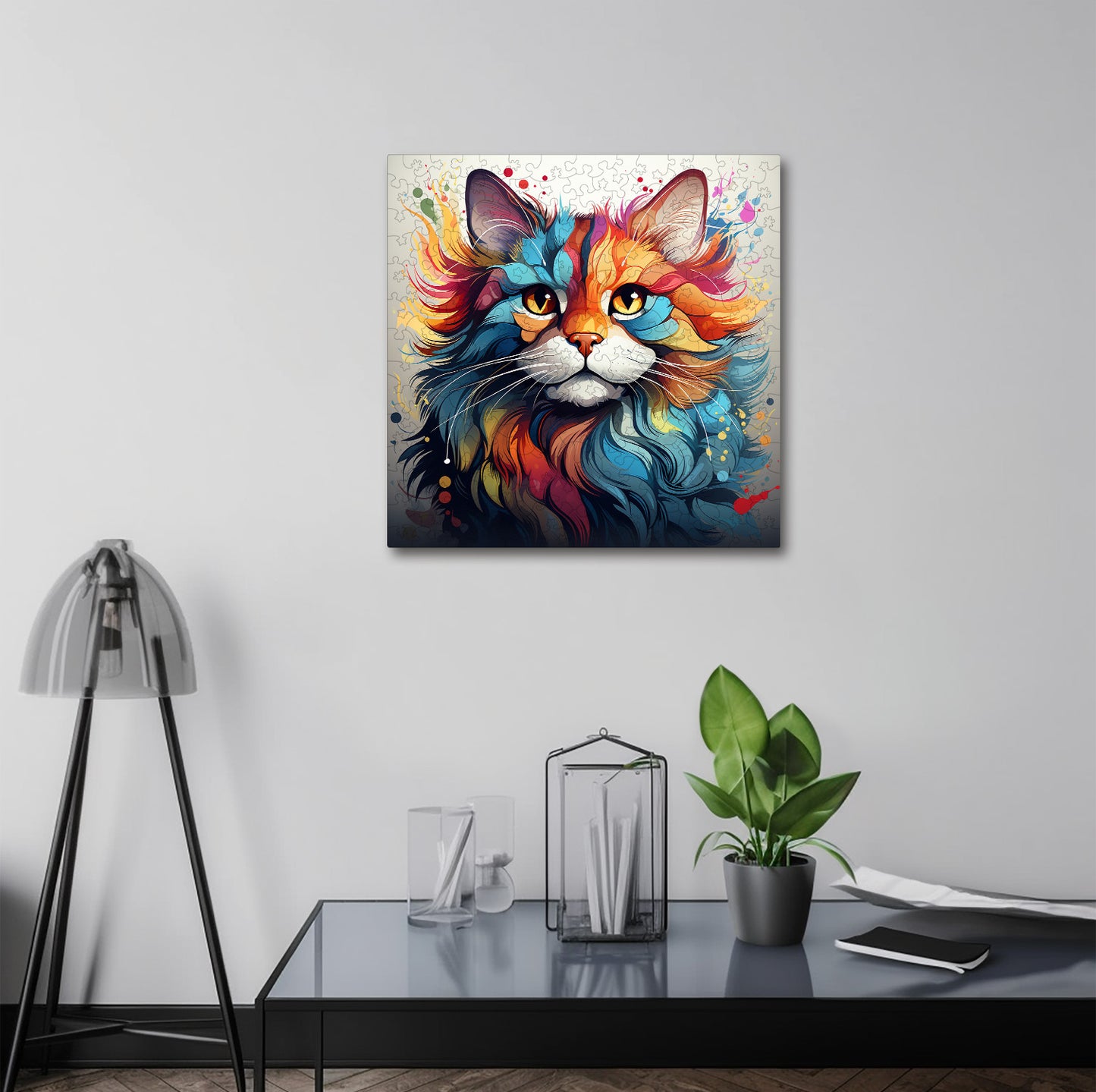 Puzzle cu Pisici - Exotic Foldex 3 - 200 piese - 30 x 30 cm