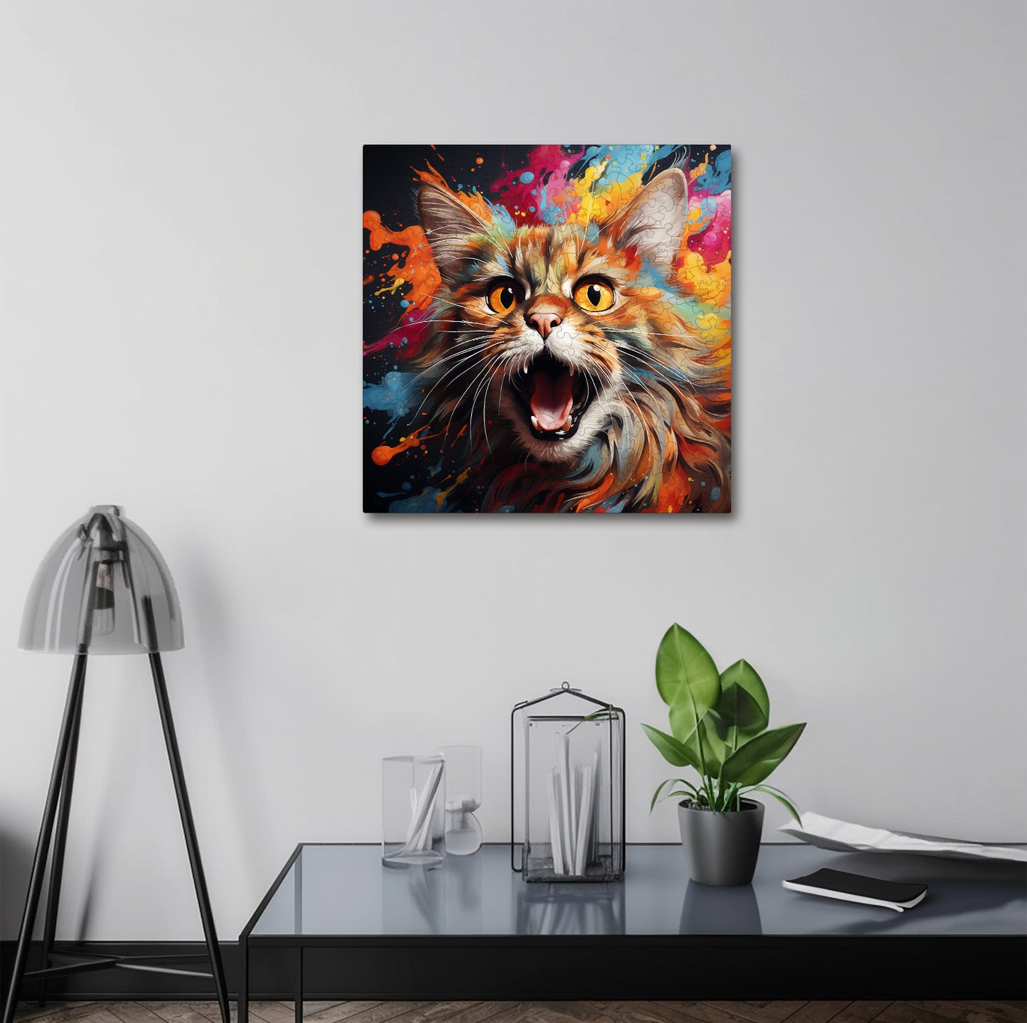 Puzzle cu Pisici - Exotic Foldex 4 - 200 piese - 30 x 30 cm
