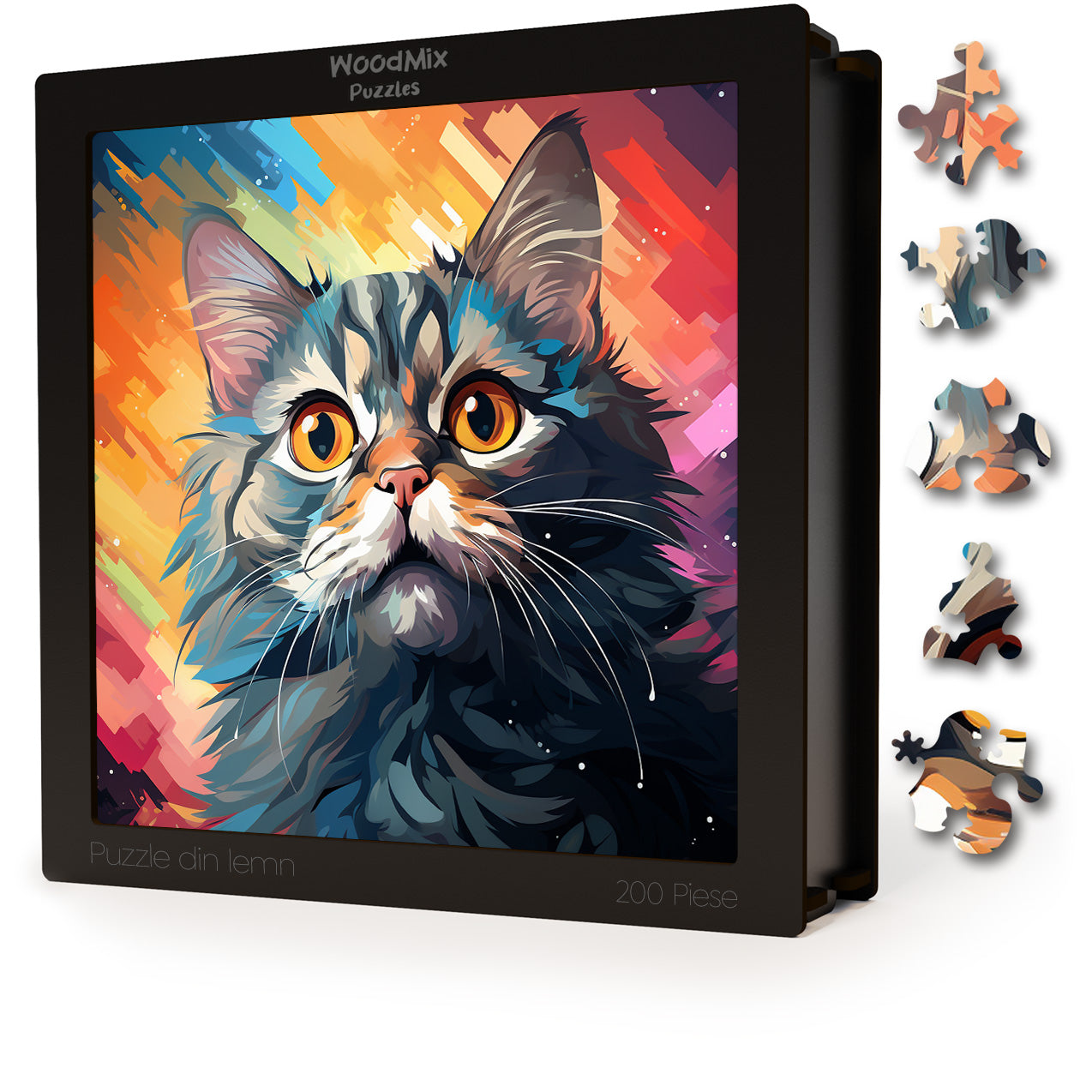Puzzle cu Pisici - German Rex 2 - 200 piese - 30 x 30 cm