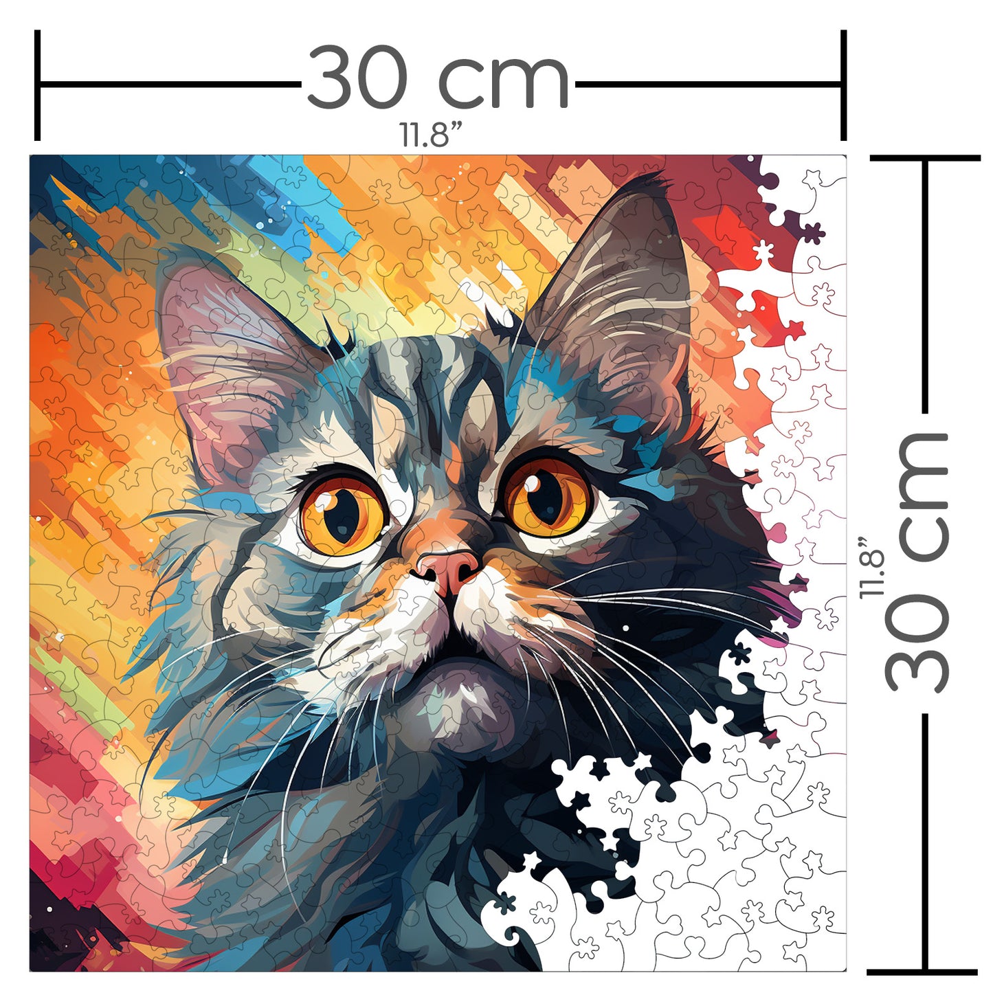 Puzzle cu Pisici - German Rex 2 - 200 piese - 30 x 30 cm