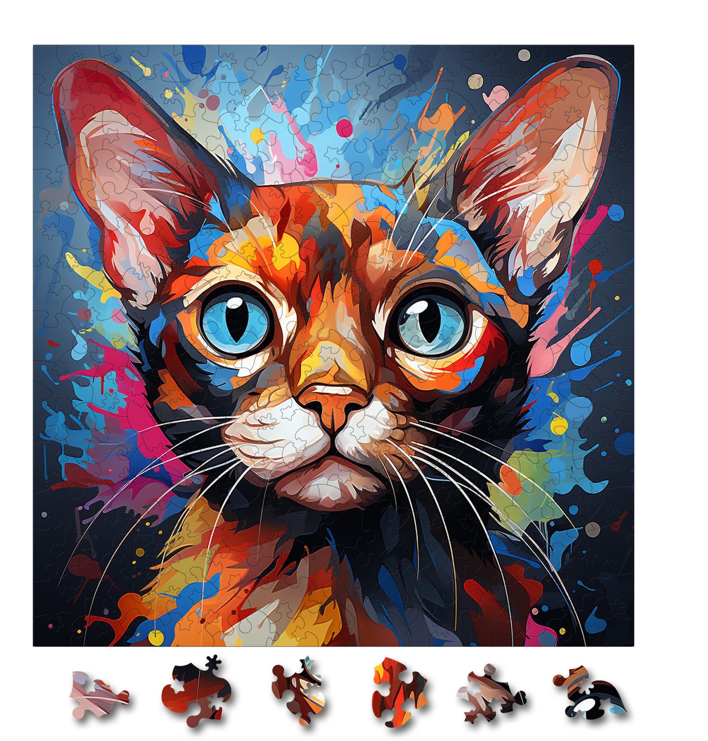Puzzle cu Pisici - German Rex 3 - 200 piese - 30 x 30 cm