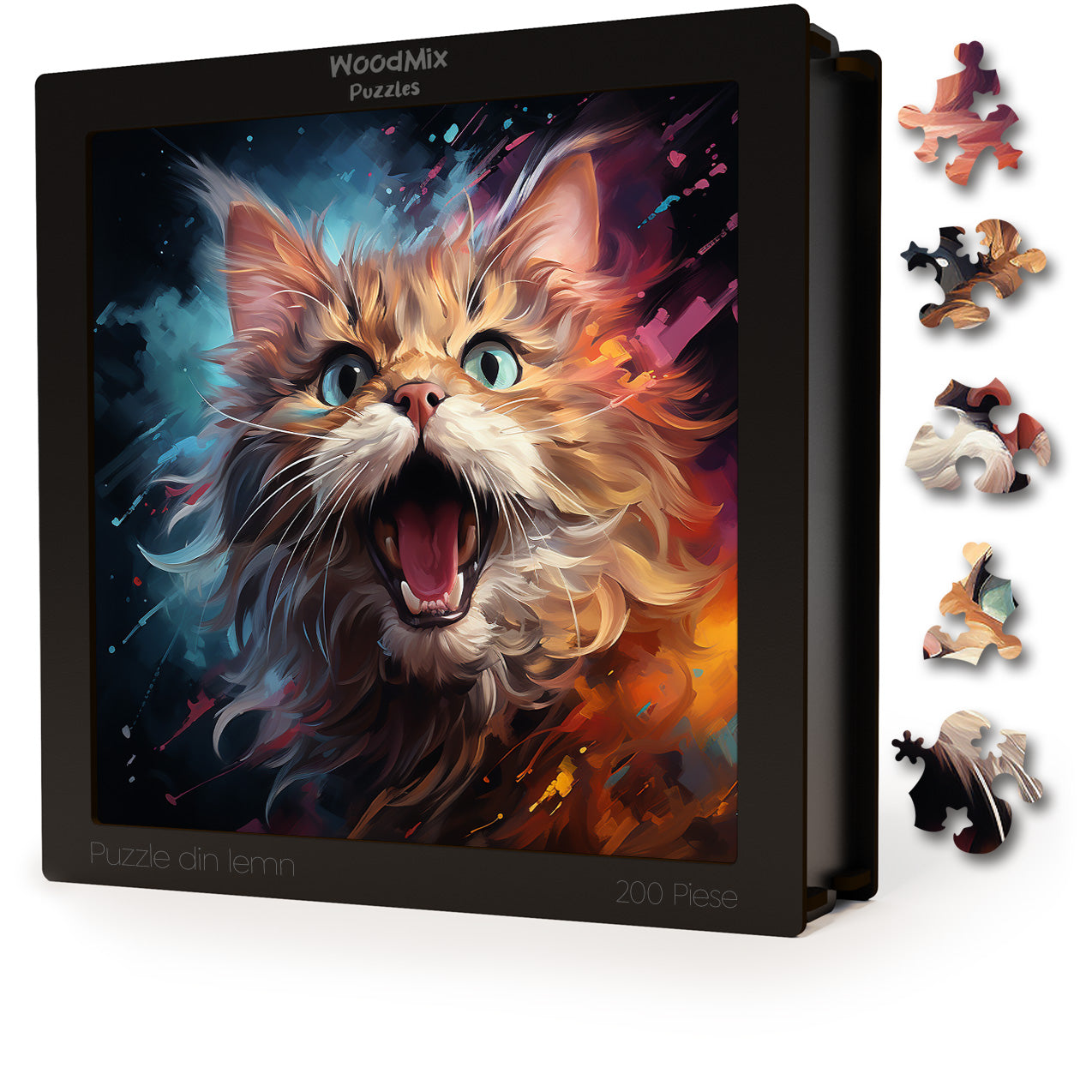 Puzzle cu Pisici - Highlander 1 - 200 piese - 30 x 30 cm