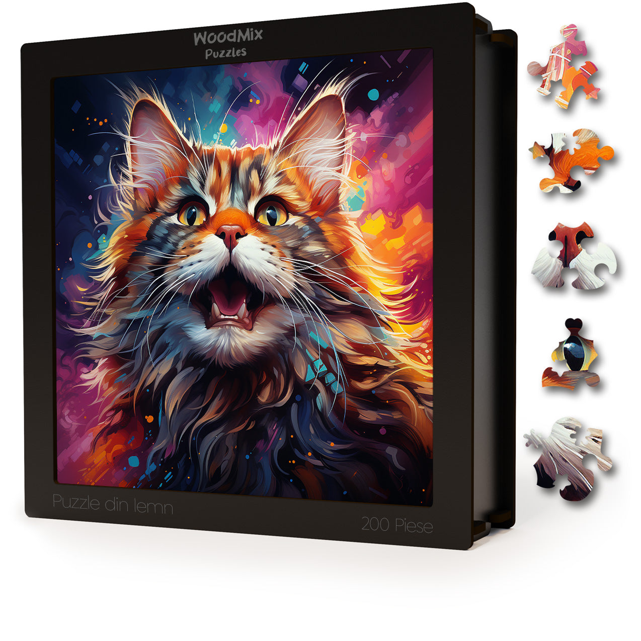 Puzzle cu Pisici - Highlander 2 - 200 piese - 30 x 30 cm
