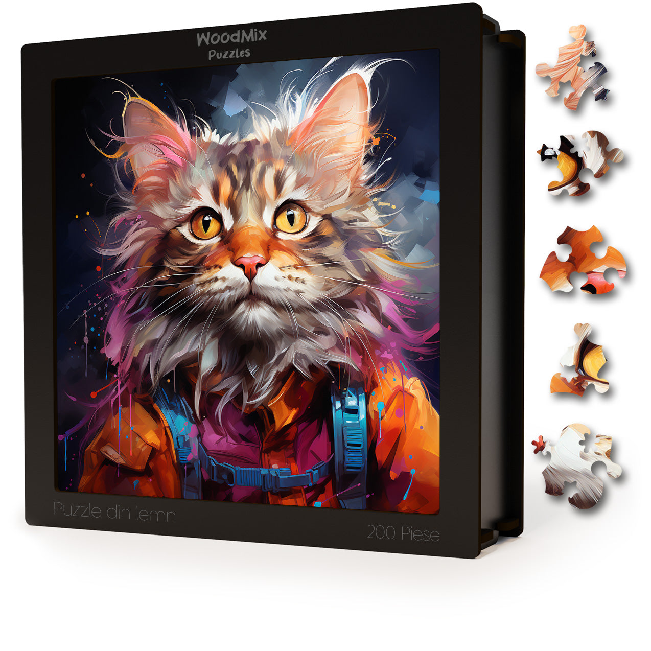 Puzzle cu Pisici - Highlander 4 - 200 piese - 30 x 30 cm