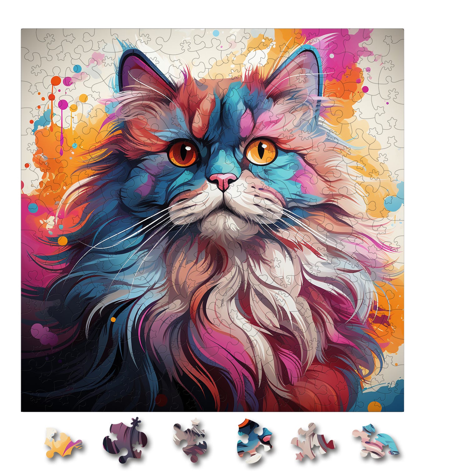 Puzzle cu Pisici - Himalayan 4 - 200 piese - 30 x 30 cm