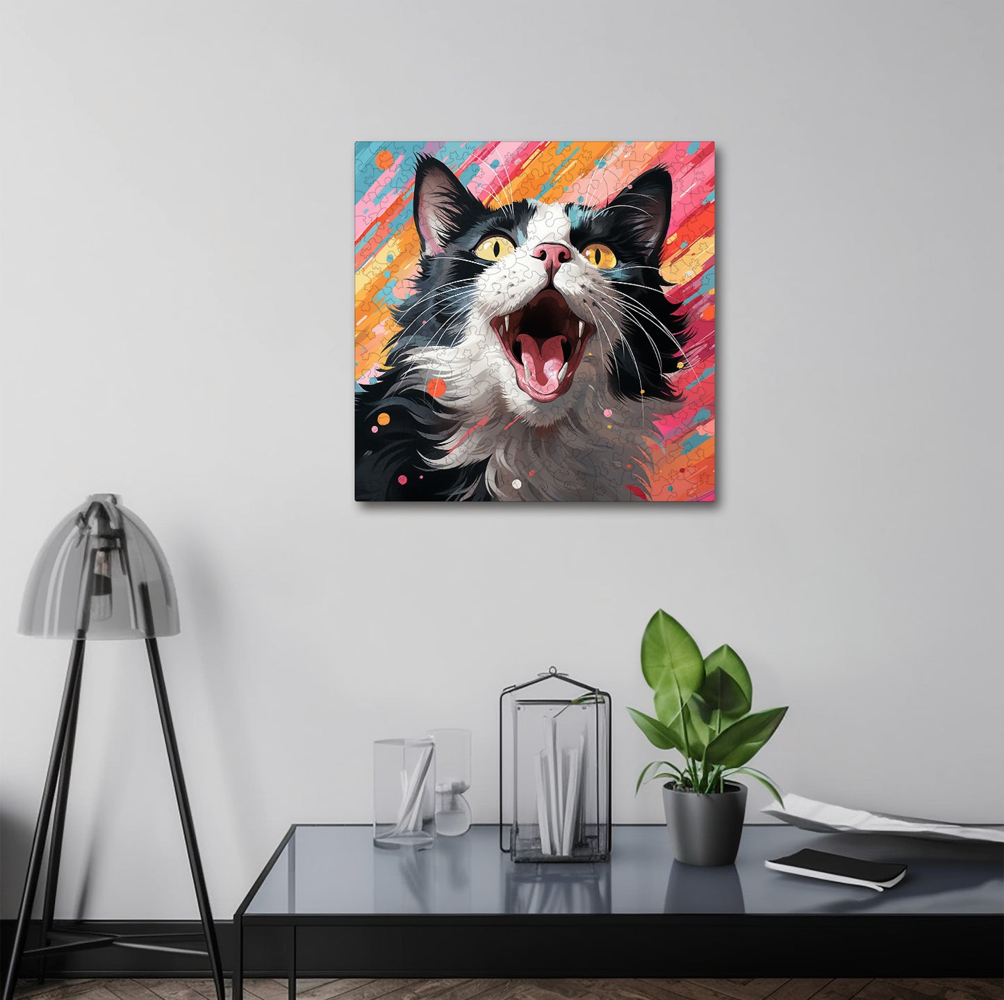 Puzzle cu Pisici - Japanese Bobtail 3 - 200 piese - 30 x 30 cm