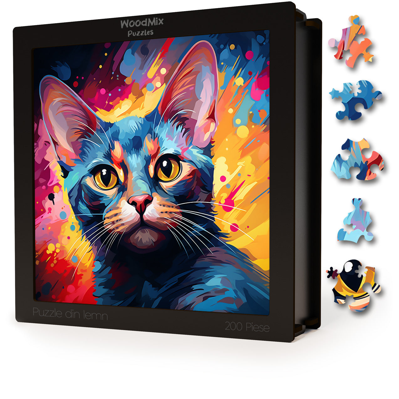 Puzzle cu Pisici - Korat 2 - 200 piese - 30 x 30 cm
