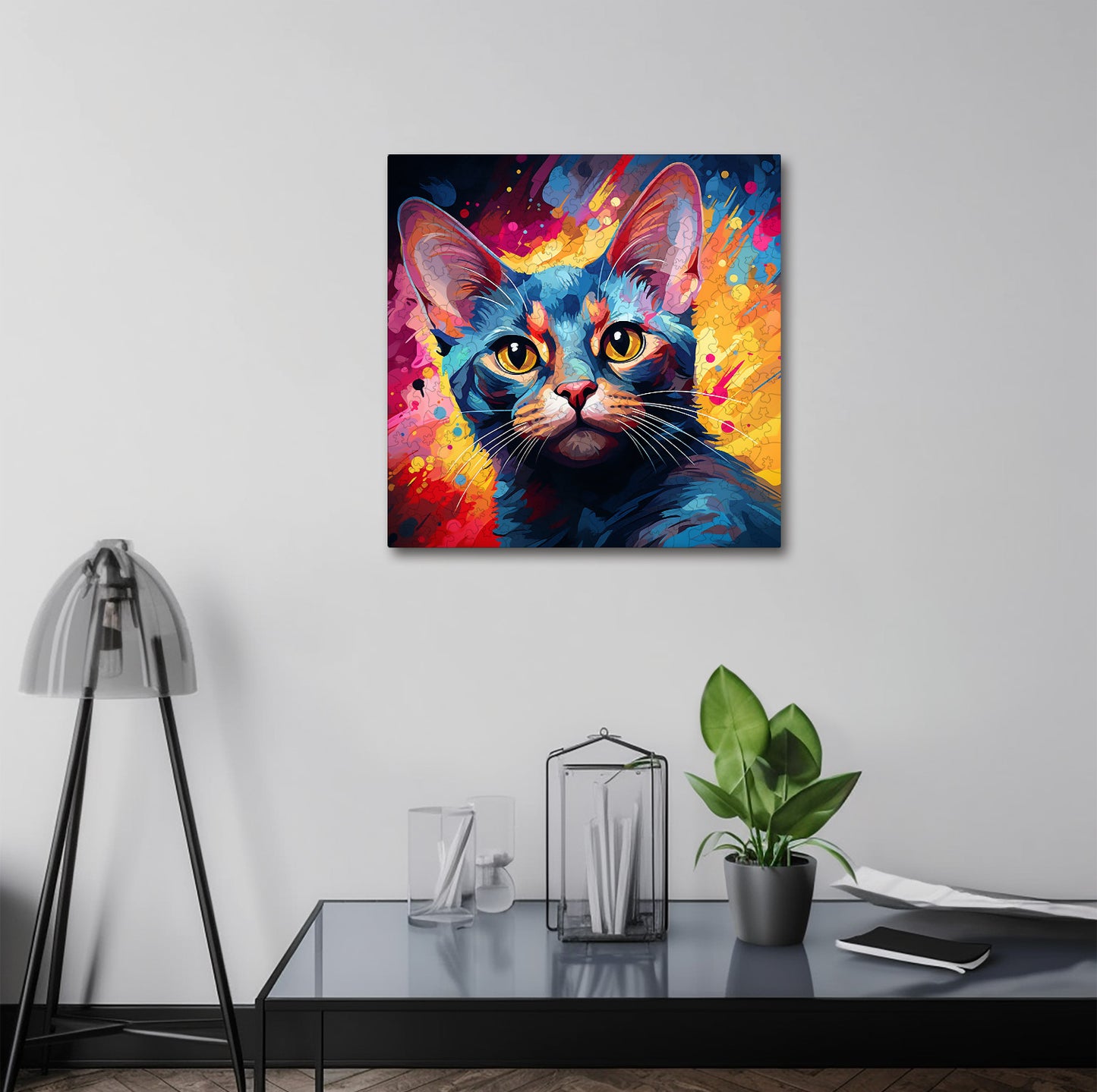 Puzzle cu Pisici - Korat 2 - 200 piese - 30 x 30 cm