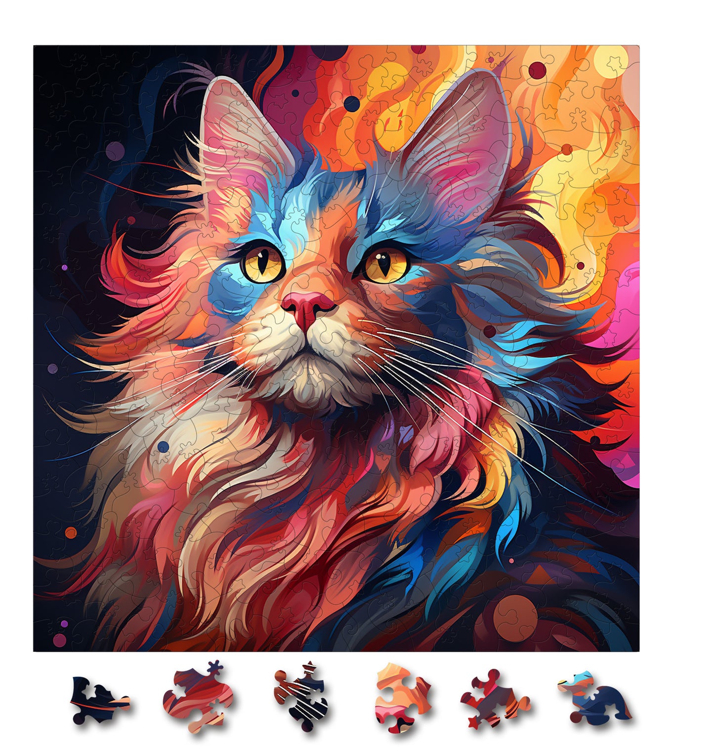 Puzzle cu Pisici - Kurilian Bobtail 3