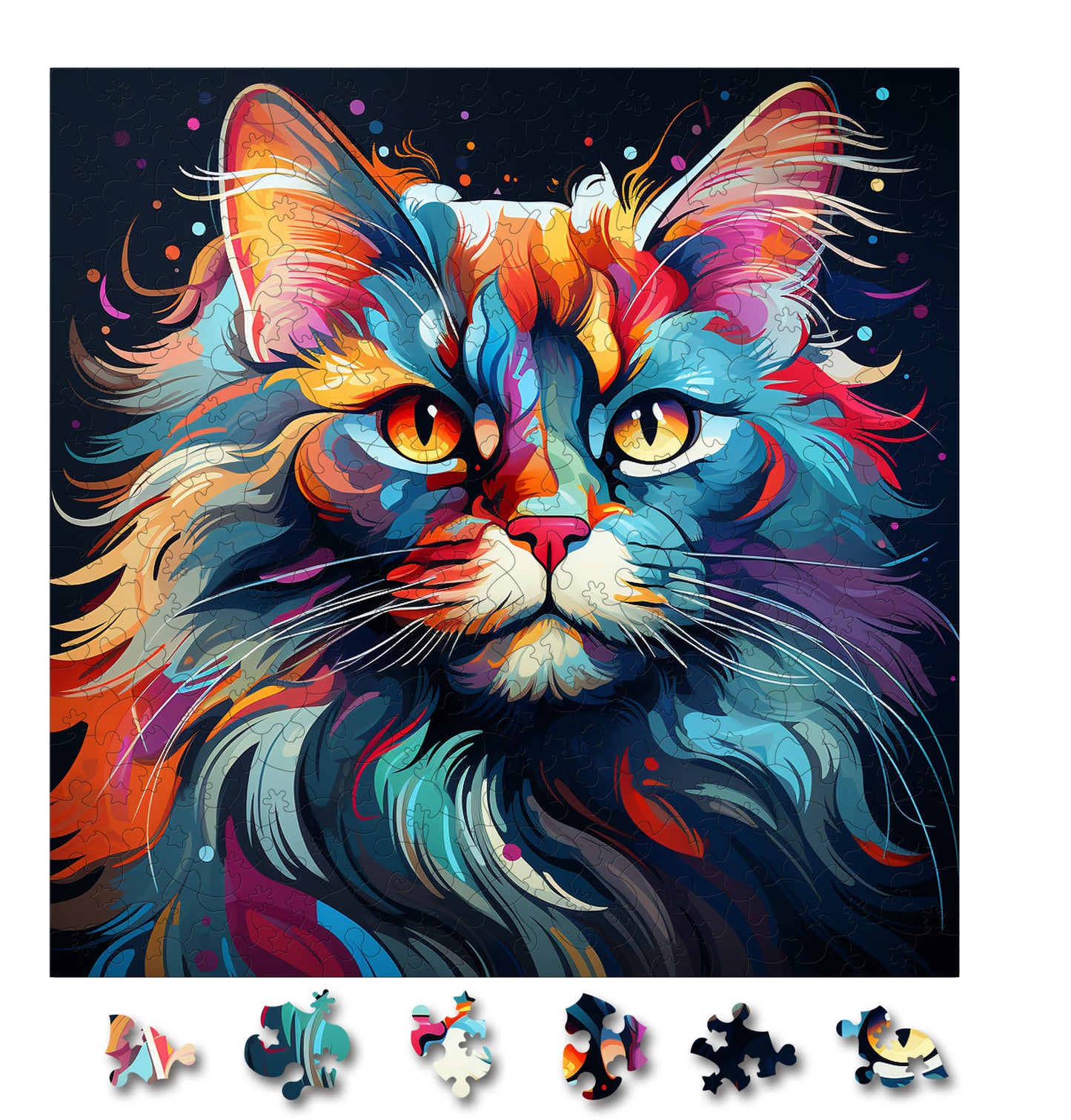 Puzzle cu Pisici - Maine Coon 1 - 200 piese - 30 x 30 cm