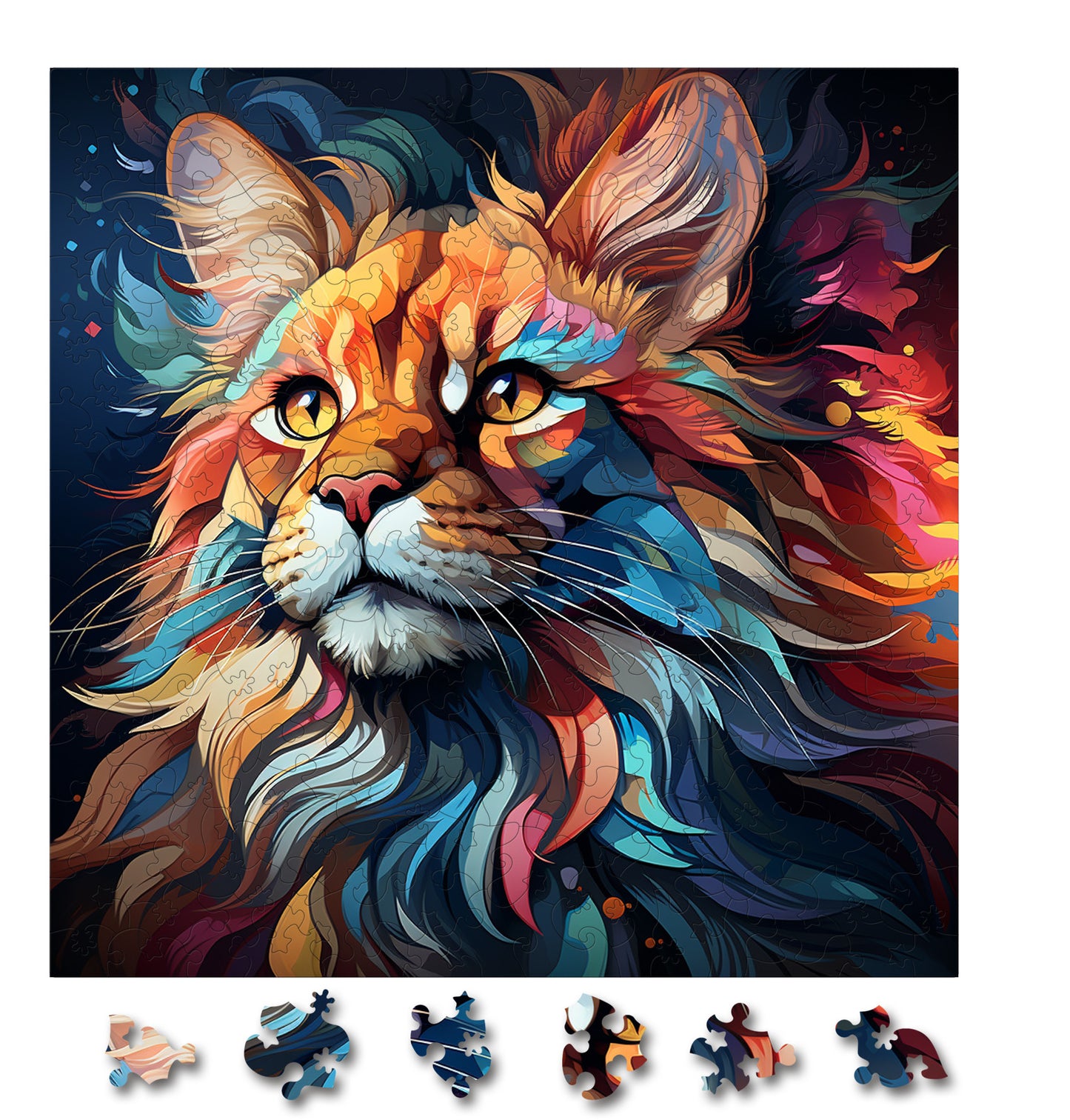 Puzzle cu Pisici - Maine Coon 5 - 200 piese - 30 x 30 cm