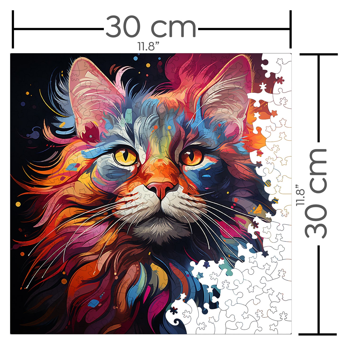 Puzzle cu Pisici - Maine Coon 7 - 200 piese - 30 x 30 cm