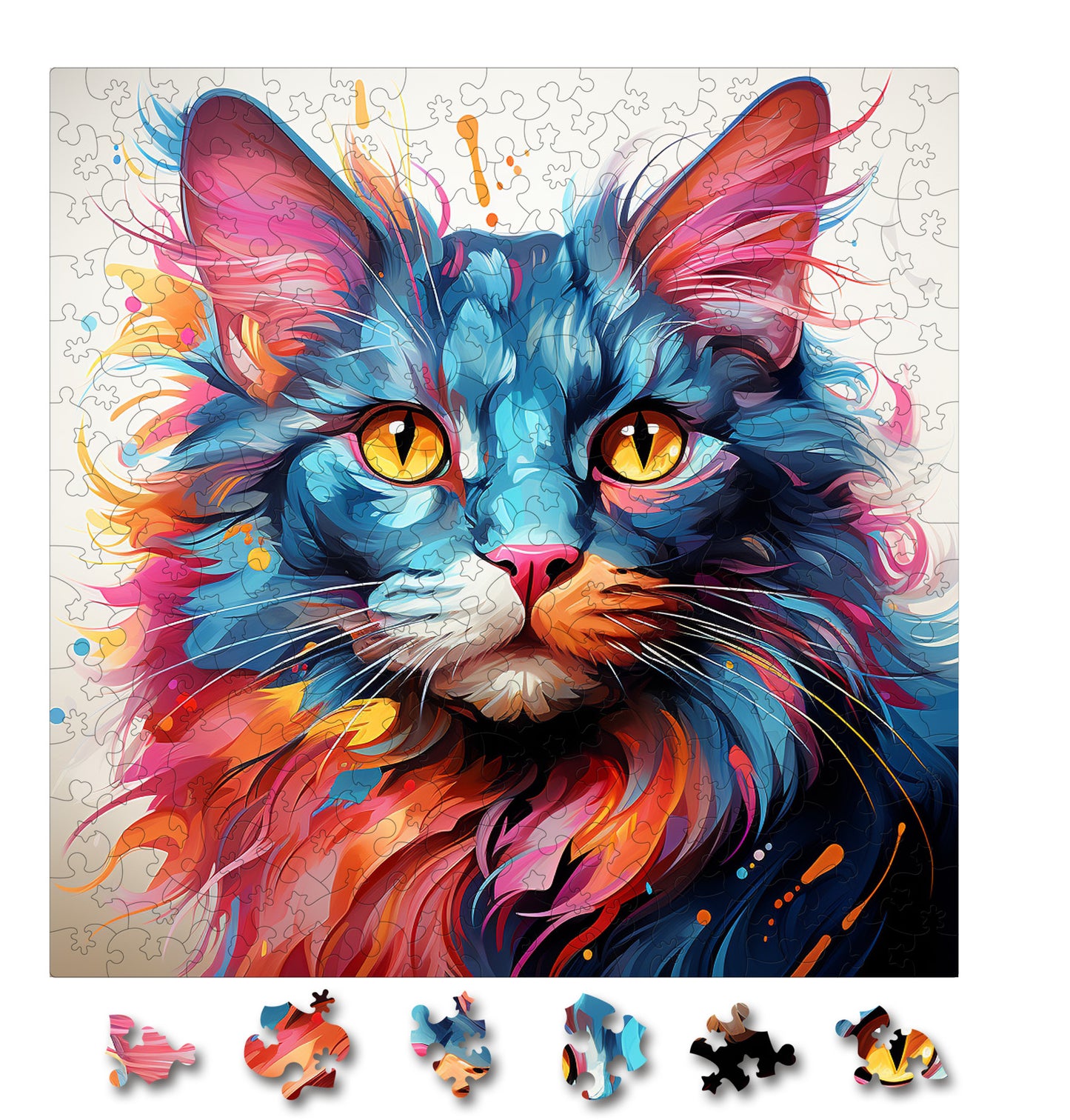Puzzle cu Pisici - Manx 1 - 200 piese - 30 x 30 cm