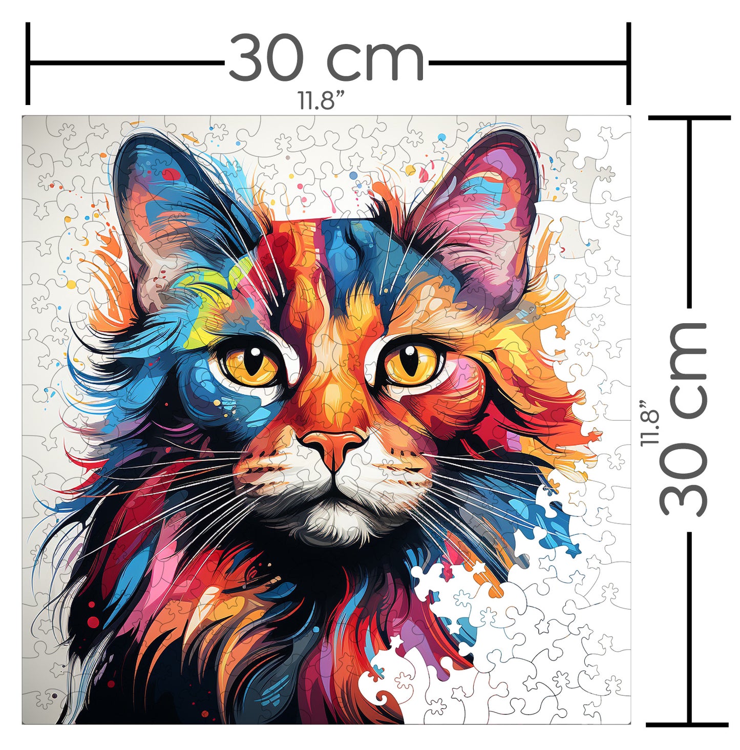 Puzzle cu Pisici - Manx 2 - 200 piese - 30 x 30 cm