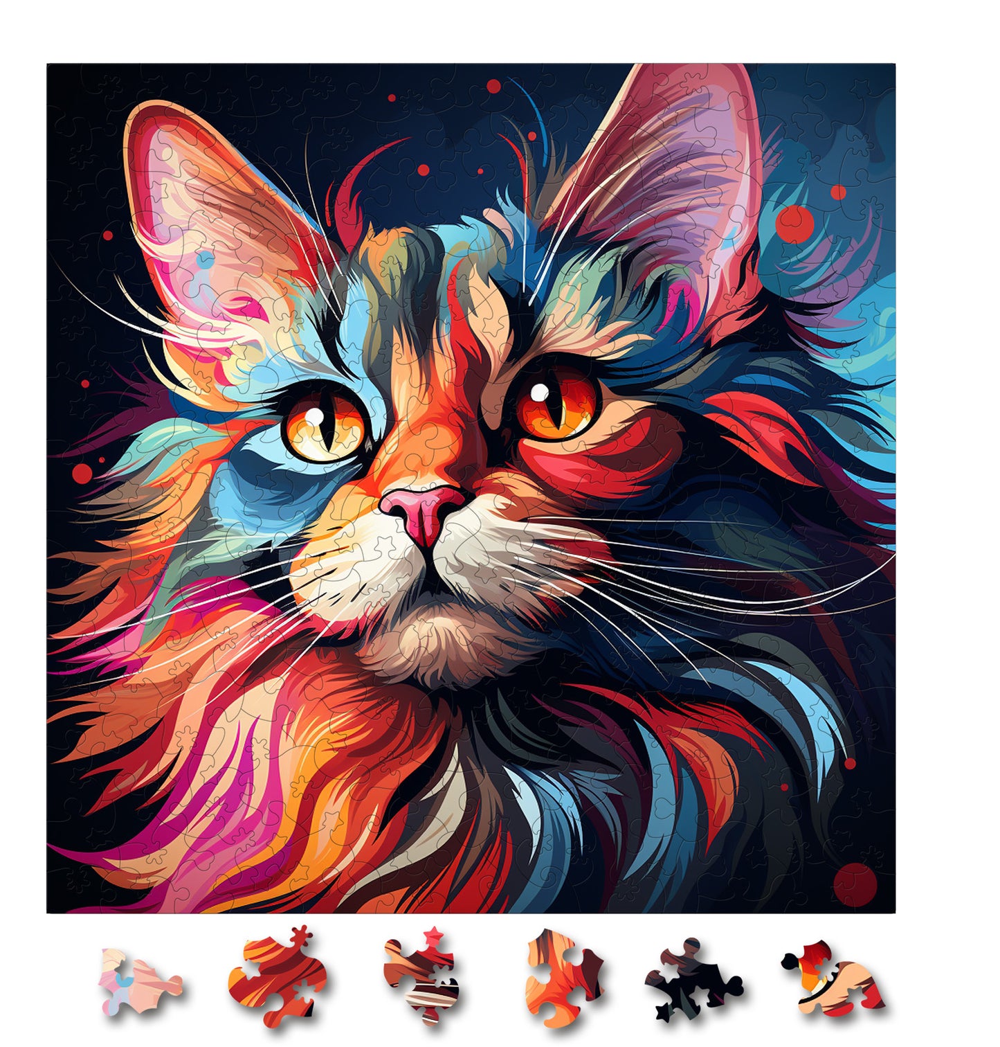 Puzzle cu Pisici - Manx 3 - 200 piese - 30 x 30 cm