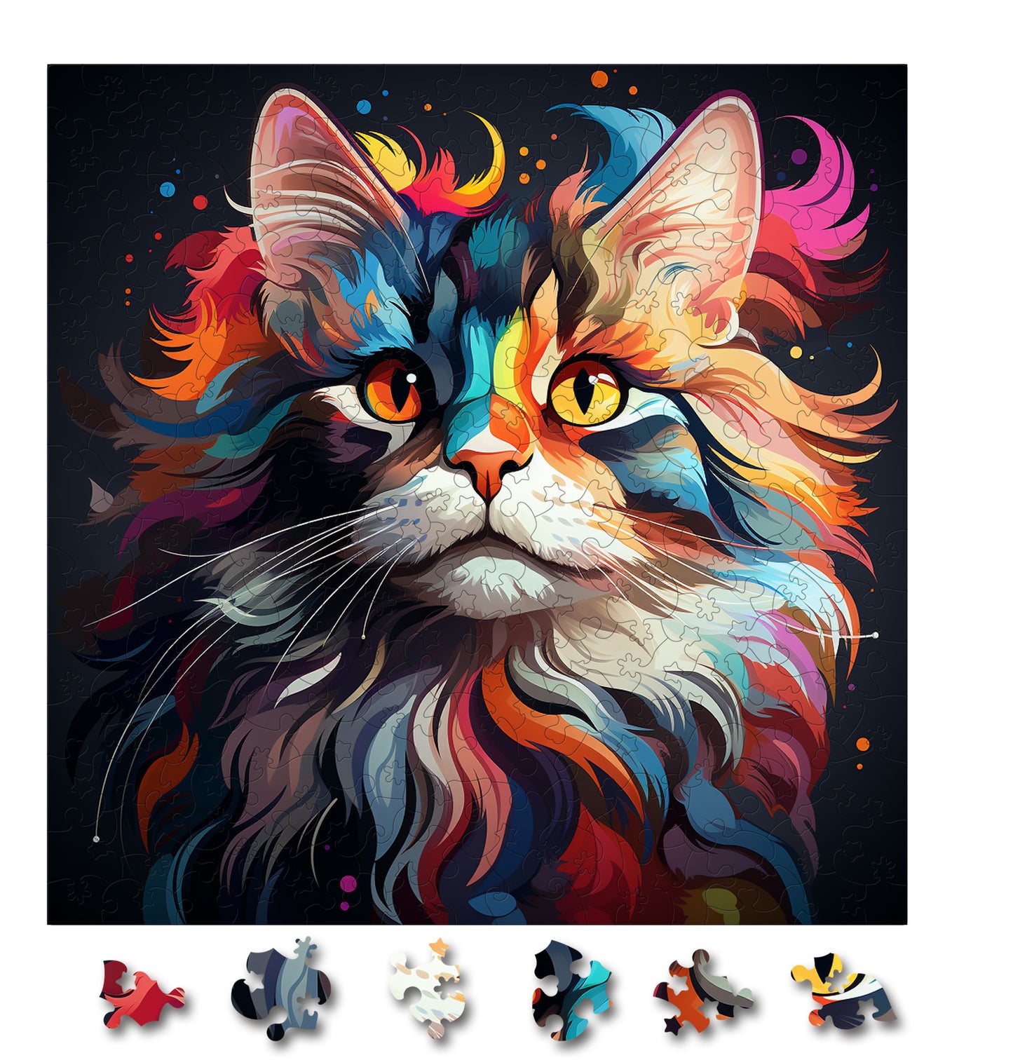 Puzzle cu Pisici - Mekong Bobtail 1 - 200 piese - 30 x 30 cm