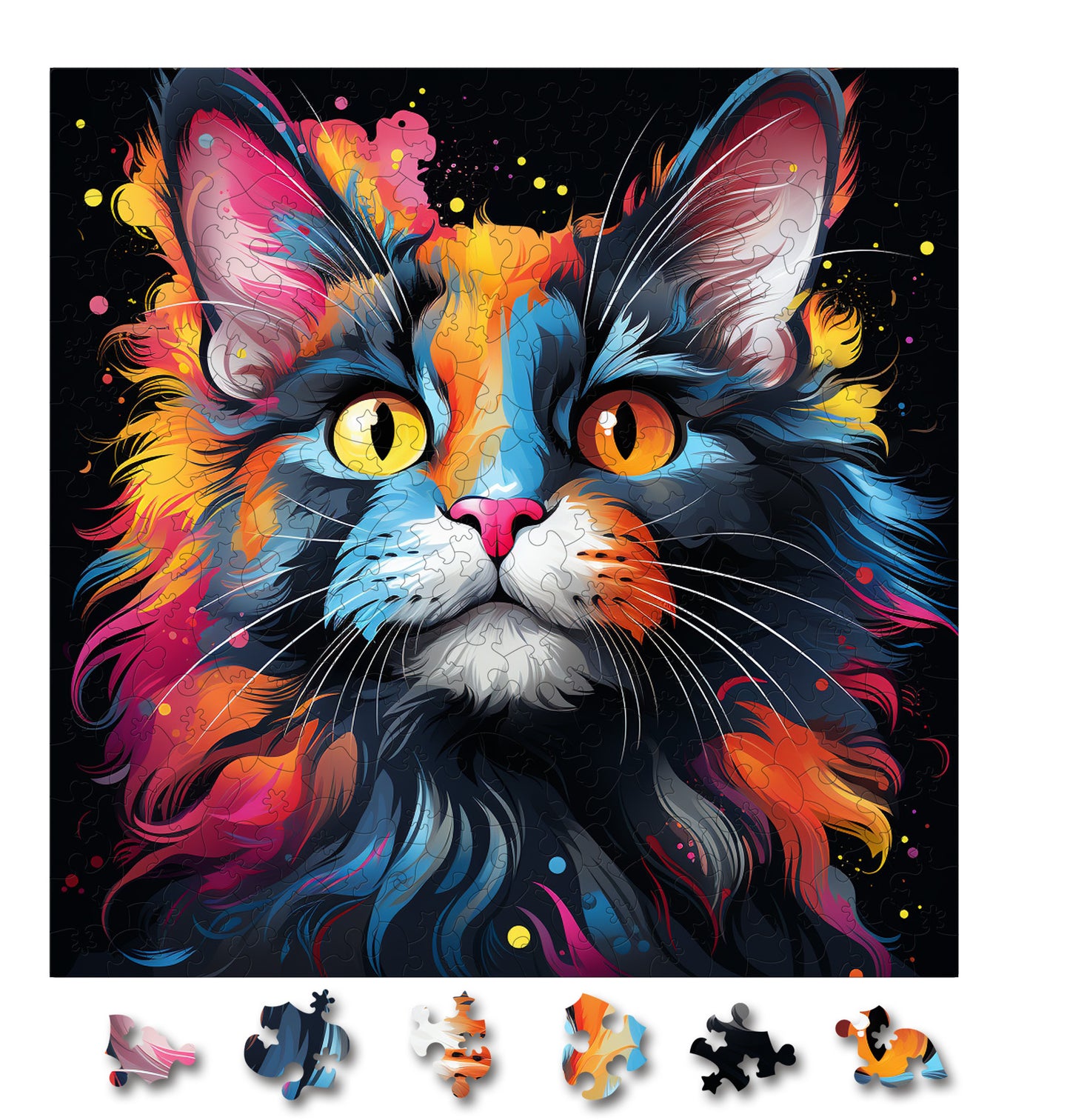 Puzzle cu Pisici - Mekong Bobtail 3 - 200 piese - 30 x 30 cm