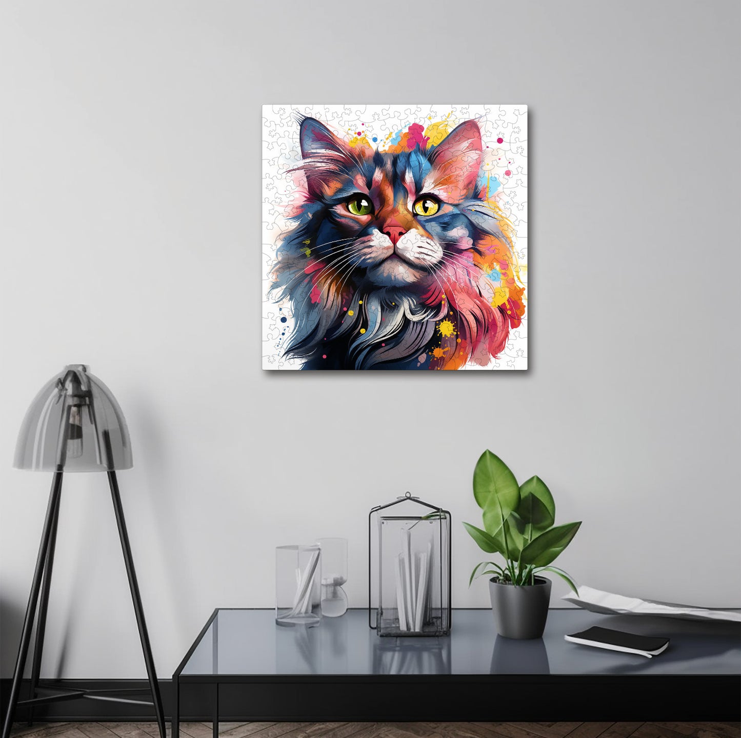 Puzzle cu Pisici - Nebelung 1 - 200 piese - 30 x 30 cm