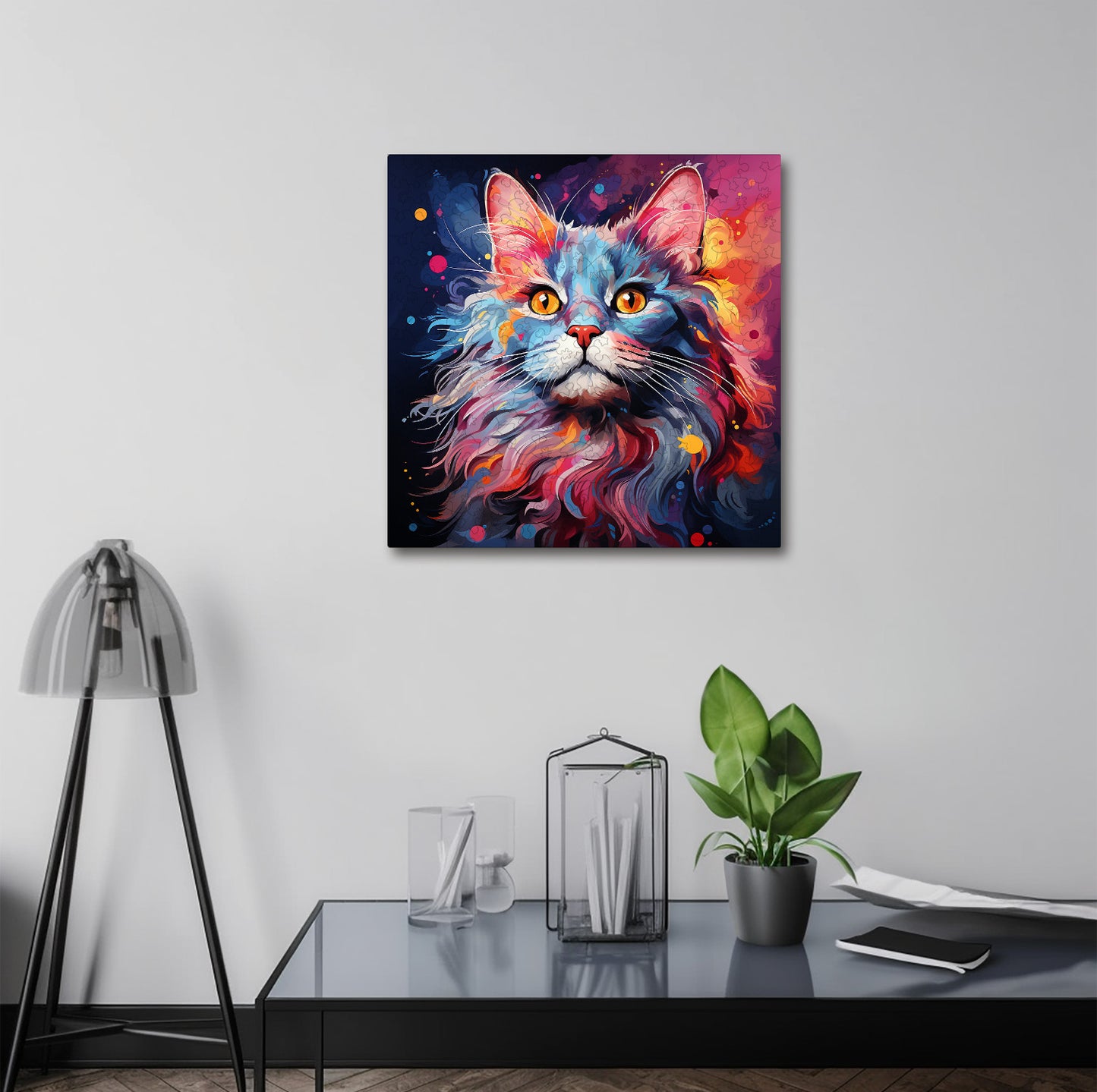 Puzzle cu Pisici - Nebelung 2 - 200 piese - 30 x 30 cm