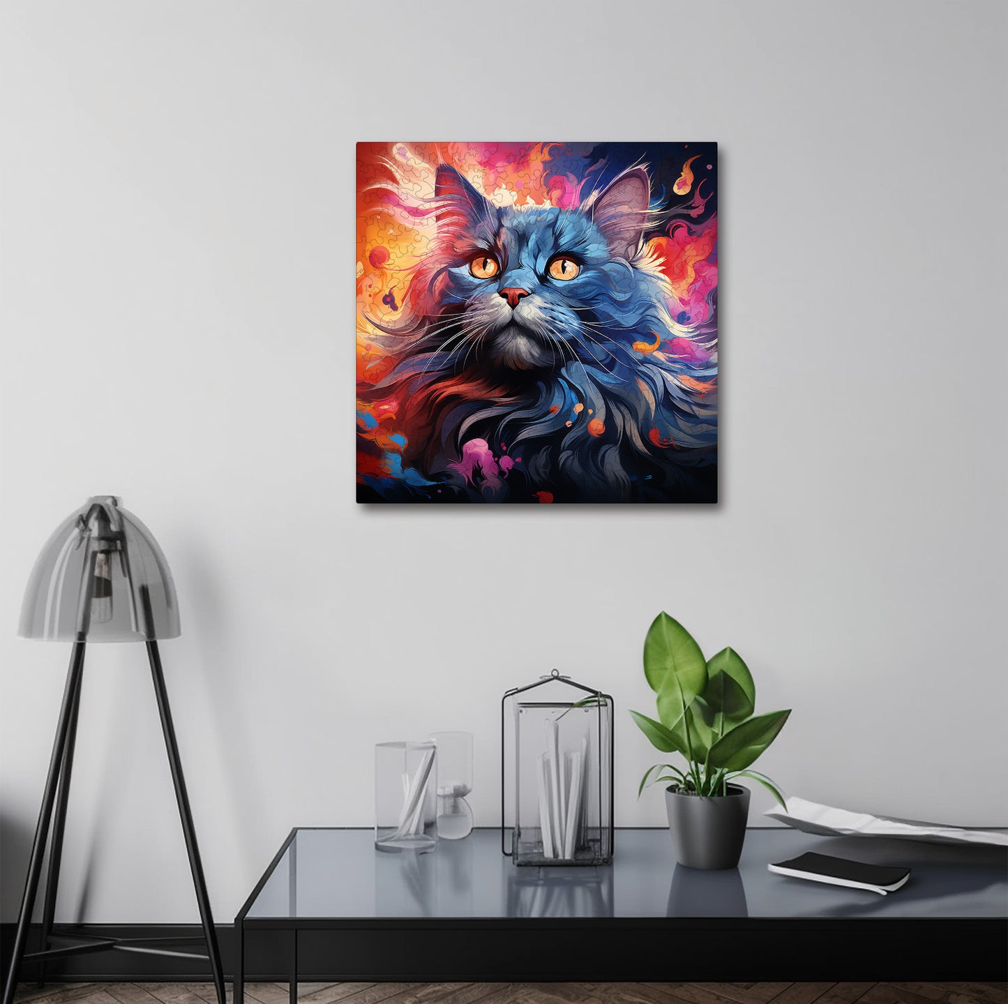 Puzzle cu Pisici - Nebelung 3 - 200 piese - 30 x 30 cm