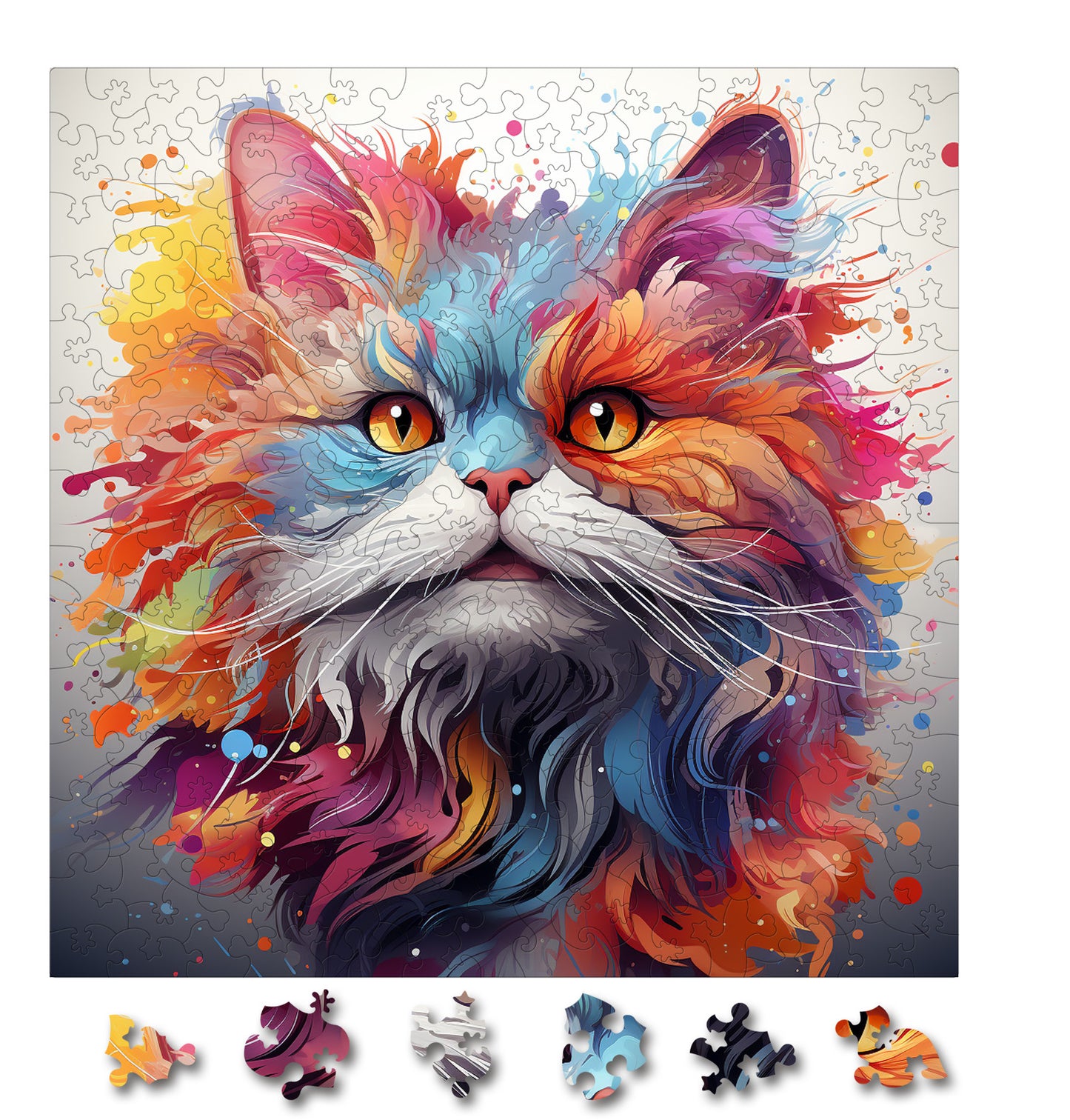 Puzzle cu Pisici - Persian 1 - 200 piese - 30 x 30 cm