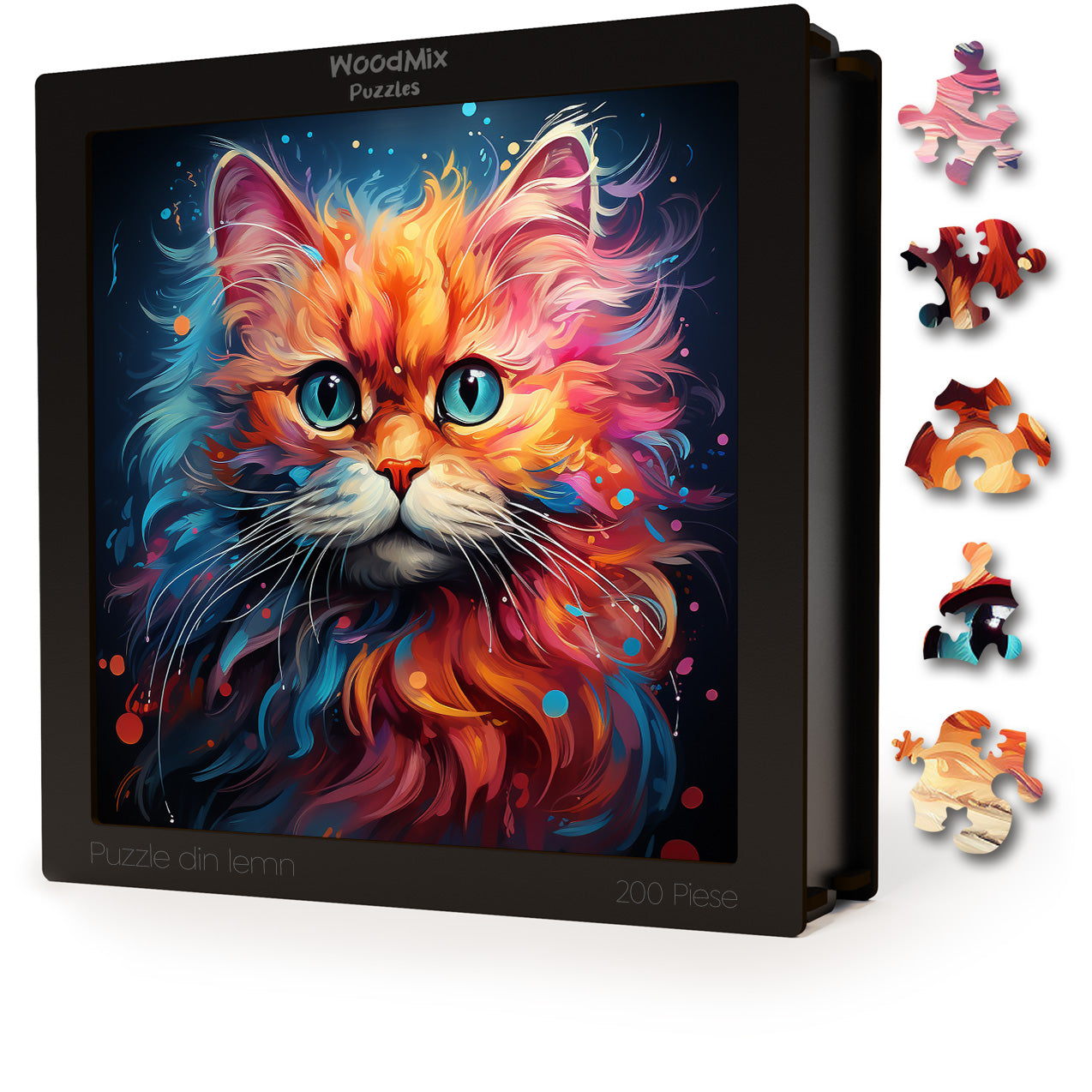 Puzzle cu Pisici - Persian 4 - 200 piese - 30 x 30 cm