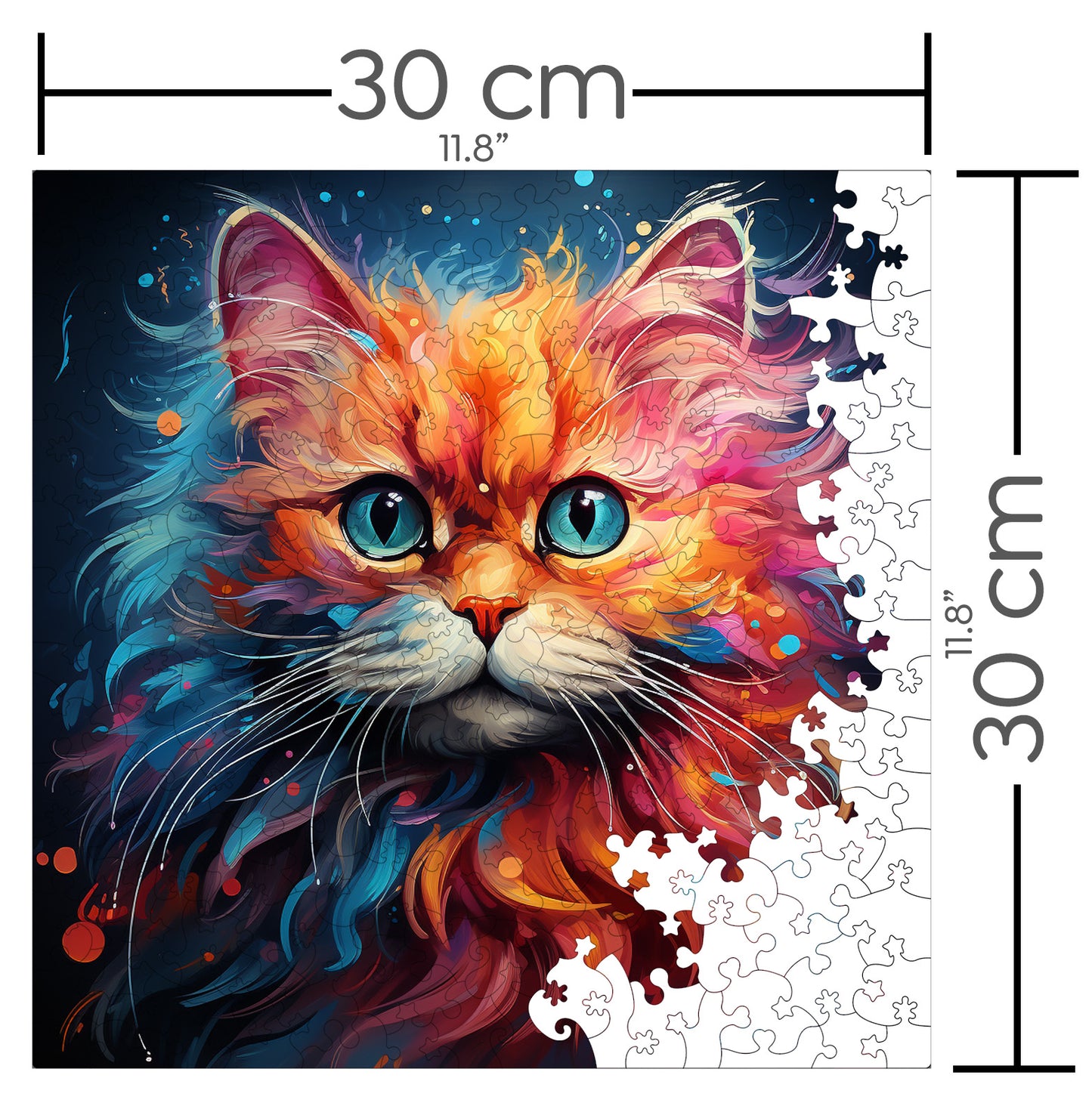 Puzzle cu Pisici - Persian 4 - 200 piese - 30 x 30 cm