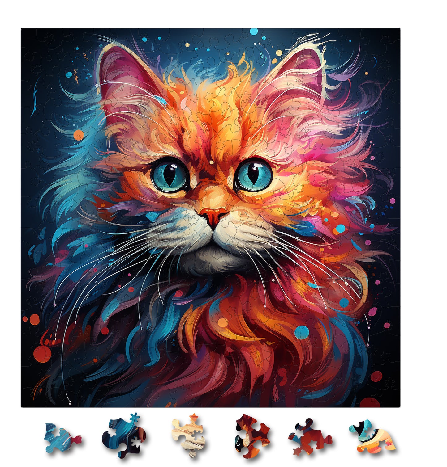 Puzzle cu Pisici - Persian 4 - 200 piese - 30 x 30 cm