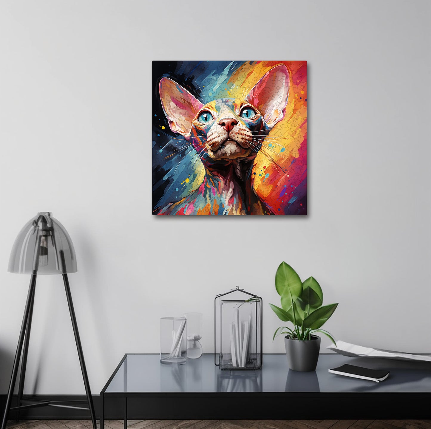 Puzzle cu Pisici - Peterbald 1 - 200 piese - 30 x 30 cm