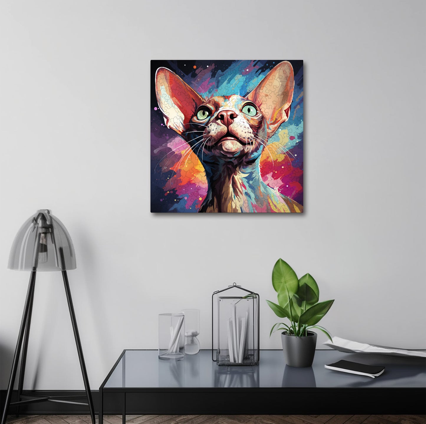 Puzzle cu Pisici - Peterbald 3 - 200 piese - 30 x 30 cm