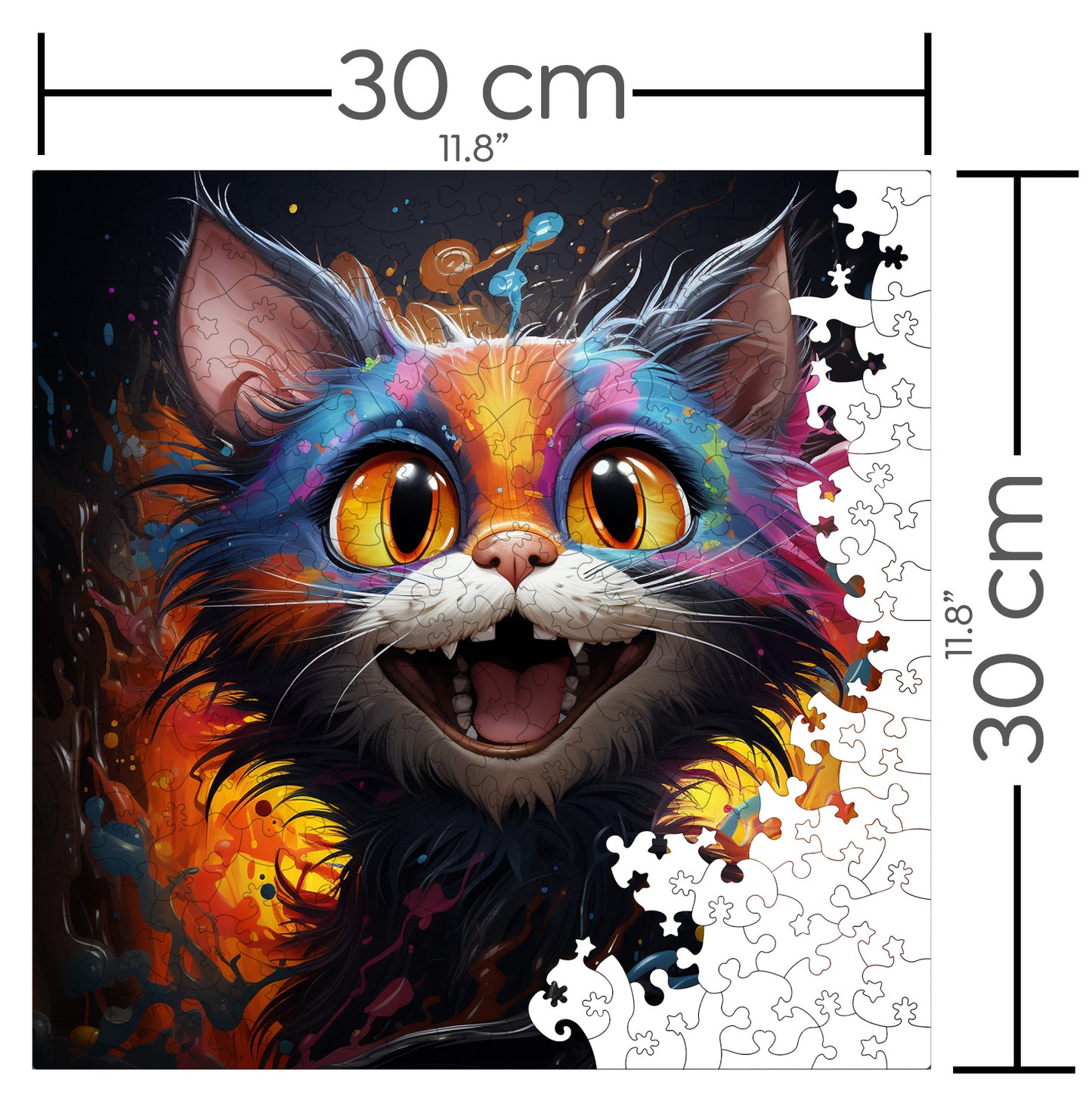 Puzzle cu Pisici - Pixie-Bob 1 - 200 piese - 30 x 30 cm