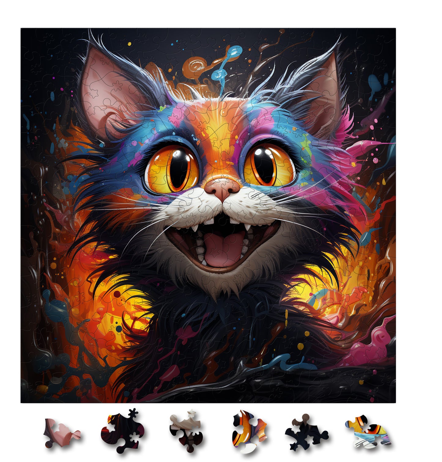 Puzzle cu Pisici - Pixie-Bob 1 - 200 piese - 30 x 30 cm