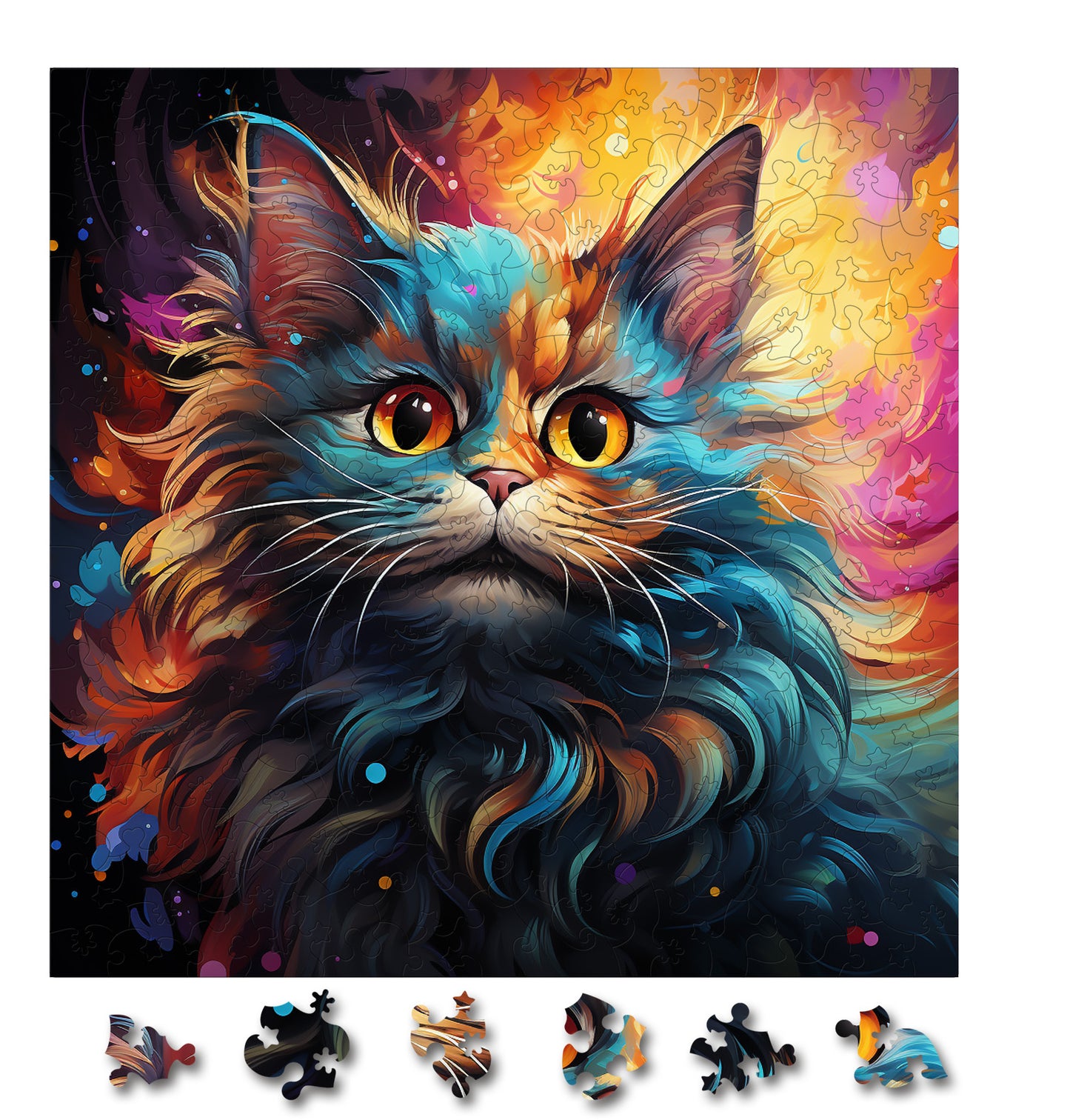 Puzzle cu Pisici - Pixie-Bob 2 - 200 piese - 30 x 30 cm