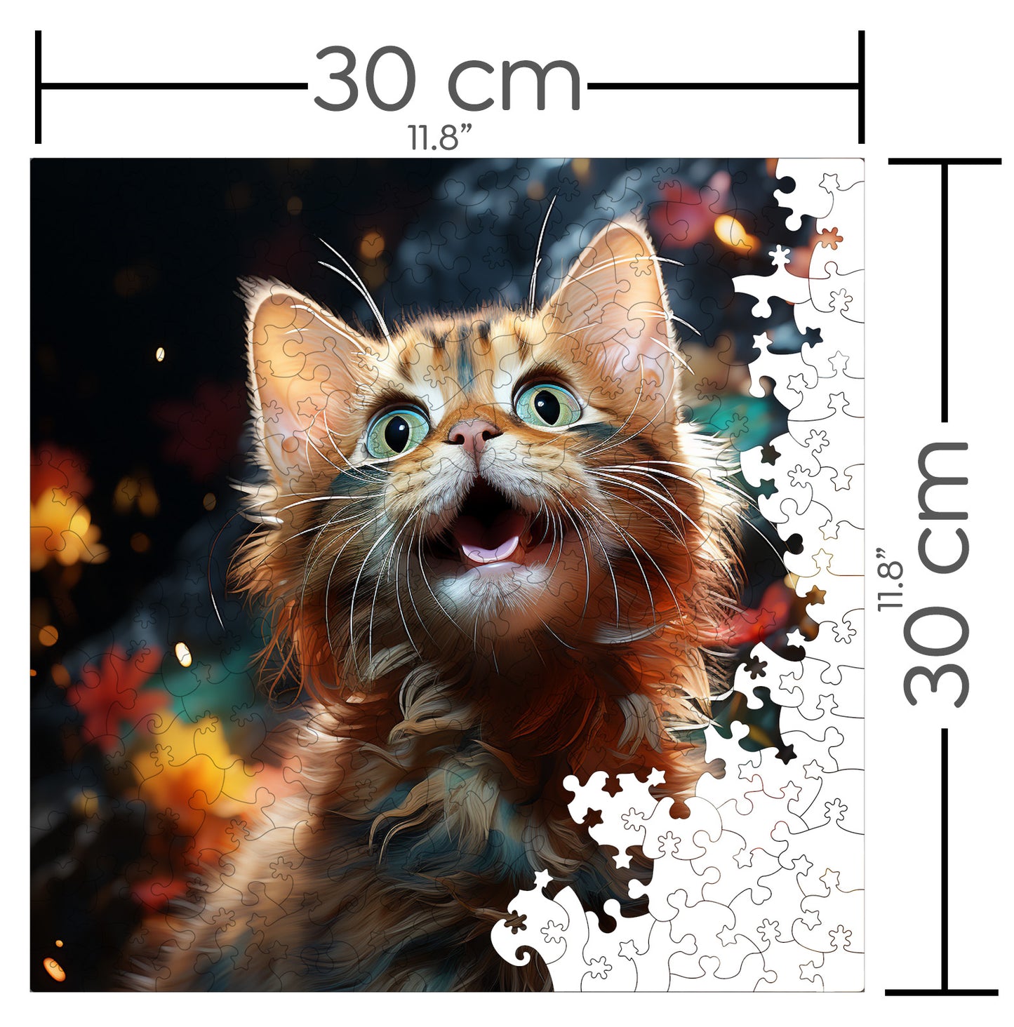 Puzzle cu Pisici - Pixie-Bob 4 - 200 piese - 30 x 30 cm