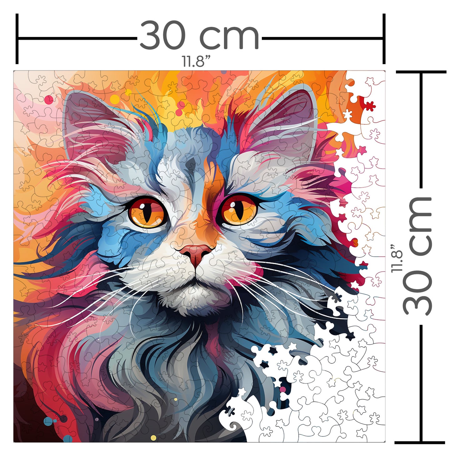 Puzzle cu Pisici - Ragamuffin 1 - 200 piese - 30 x 30 cm