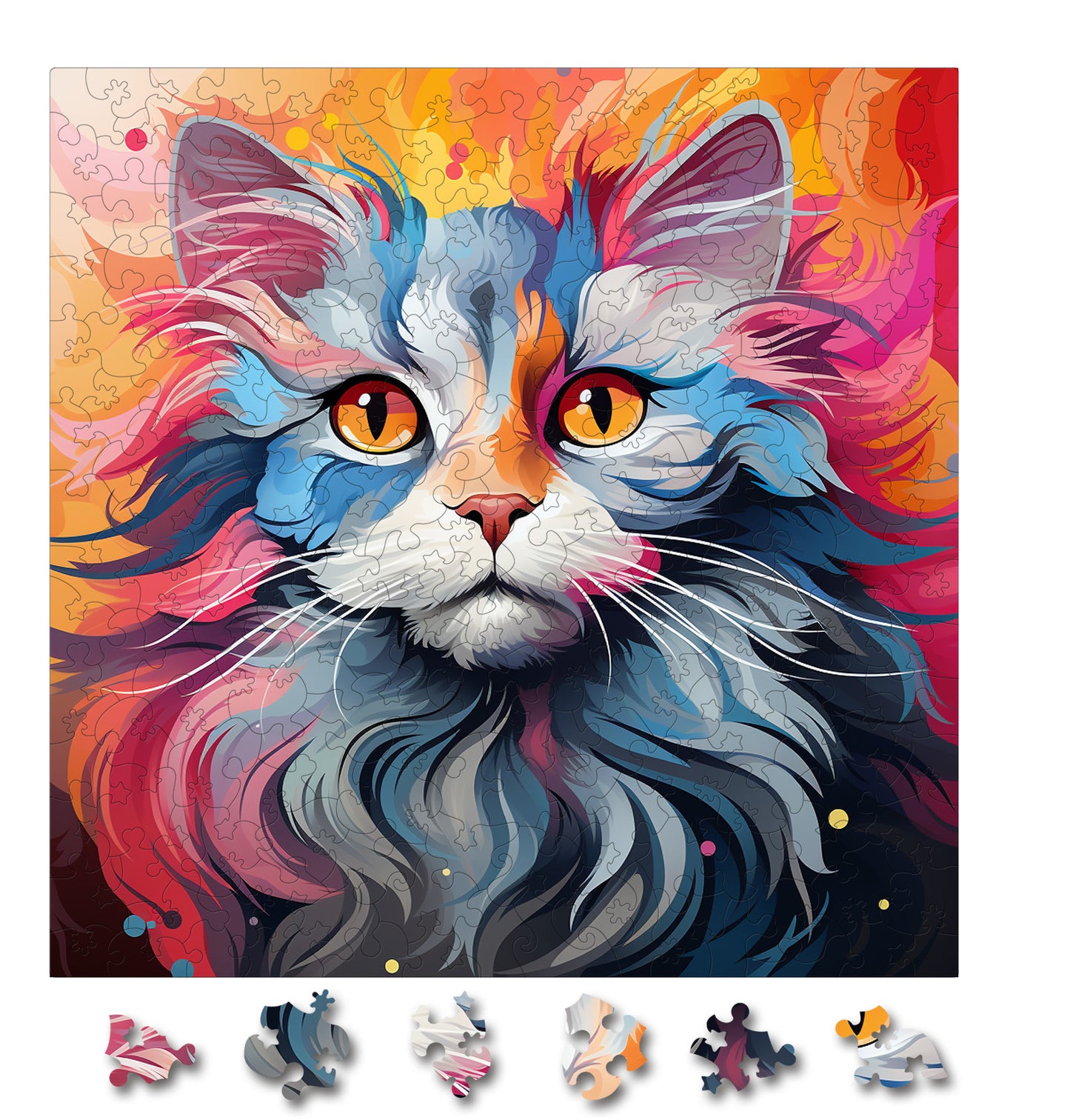 Puzzle cu Pisici - Ragamuffin 1 - 200 piese - 30 x 30 cm