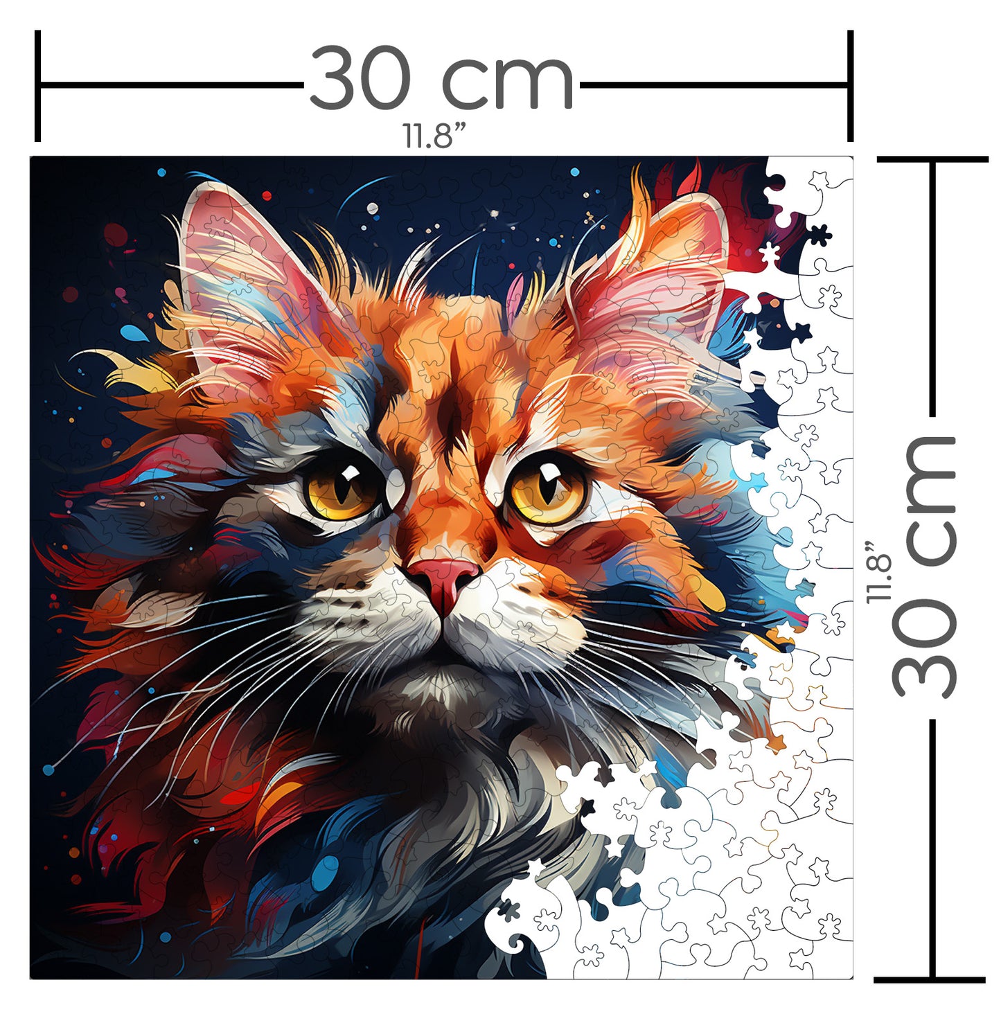 Puzzle cu Pisici - Ragamuffin 4 - 200 piese - 30 x 30 cm