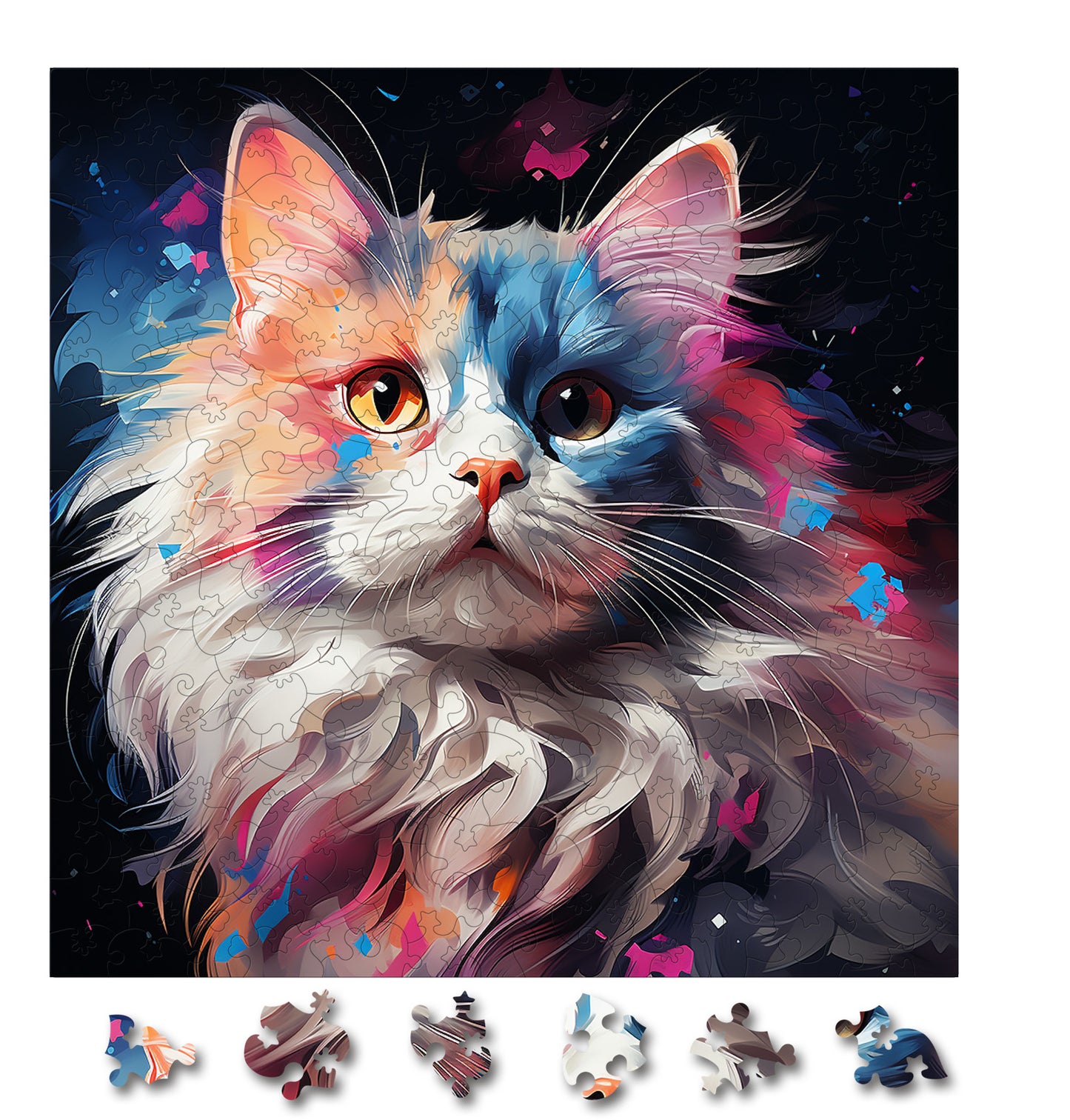 Puzzle cu Pisici - Ragdoll 1 - 200 piese - 30 x 30 cm