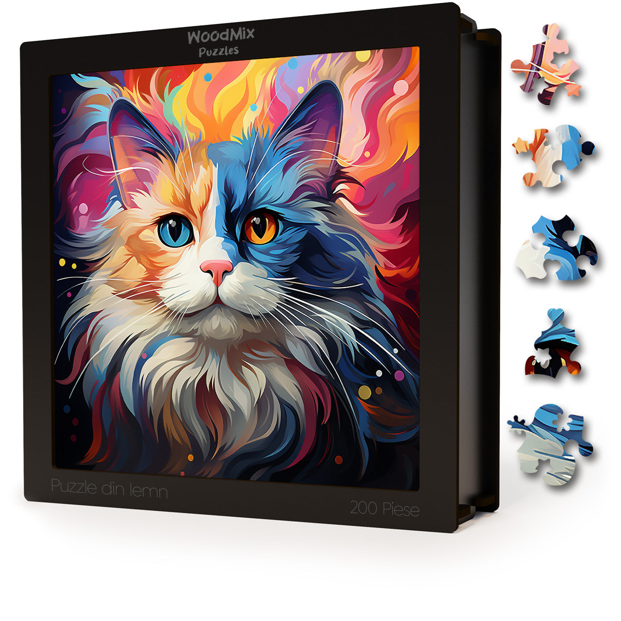 Puzzle cu Pisici - Ragdoll 2 - 200 piese - 30 x 30 cm
