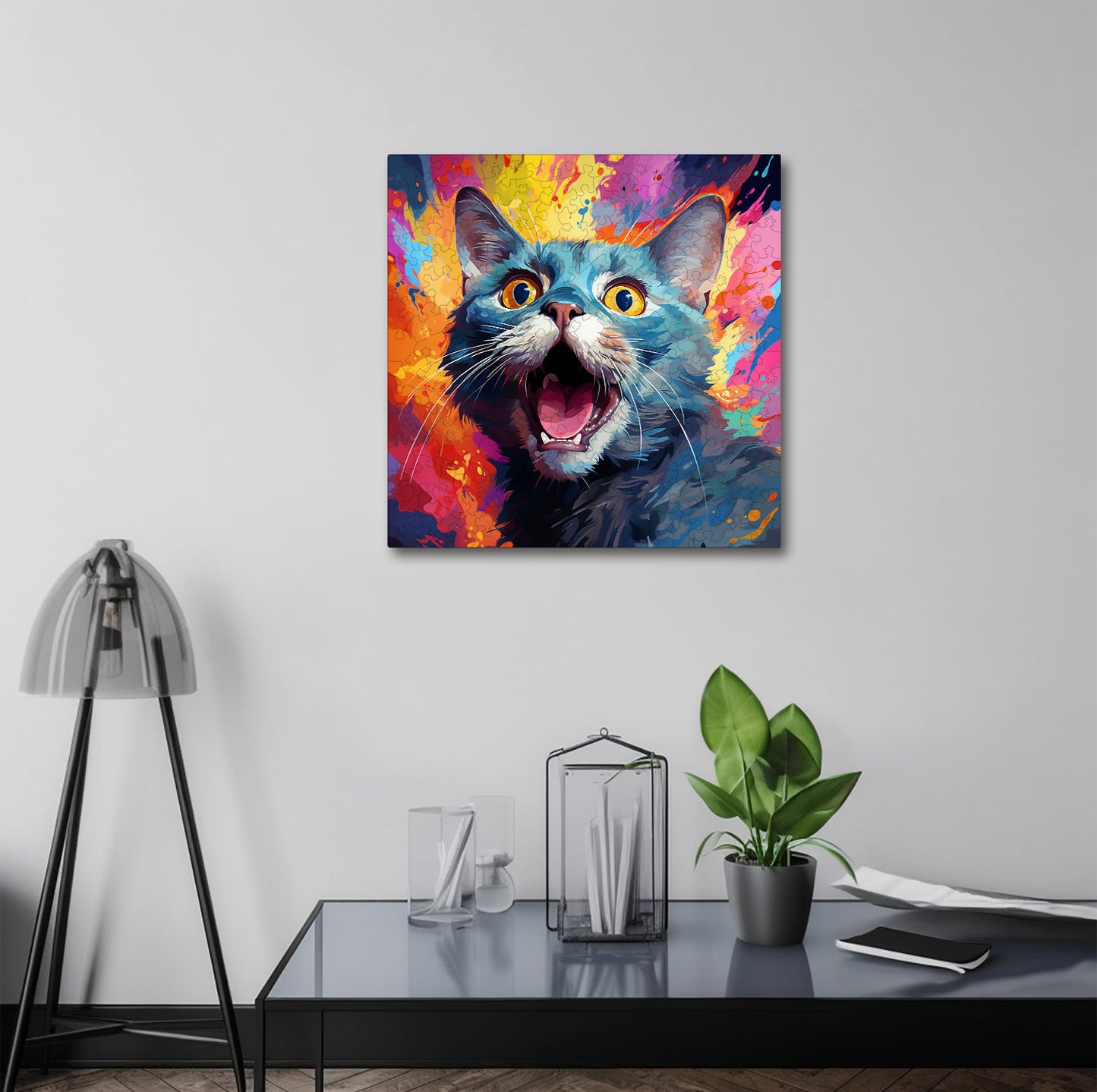 Puzzle cu Pisici - Russian Blue 3 - 200 piese - 30 x 30 cm