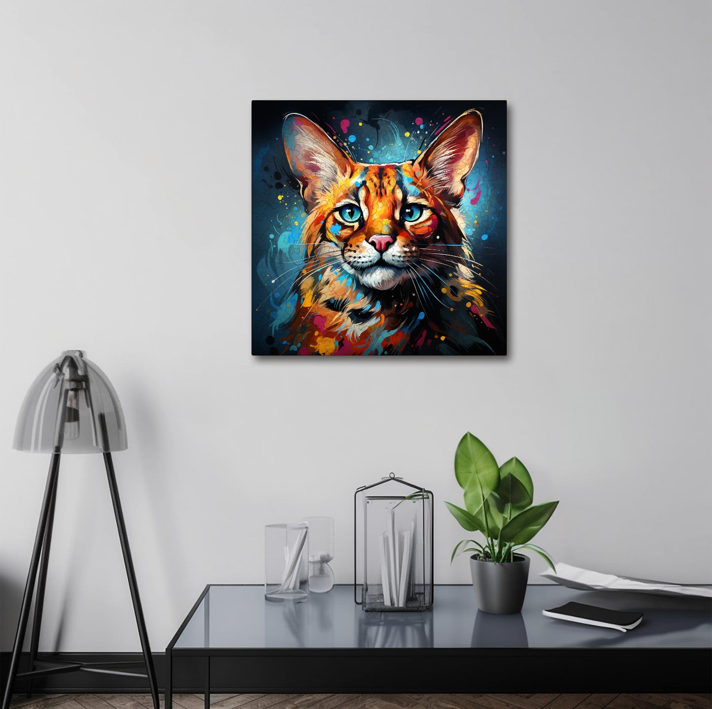 Puzzle cu Pisici - Savannah 1 - 200 piese - 30 x 30 cm